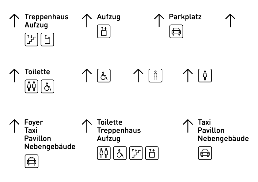 Beschriftung, Piktogramme, Icons, Information, Design, Gestaltung
