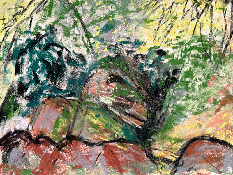 Jurassic Park (Pastel 30x20)