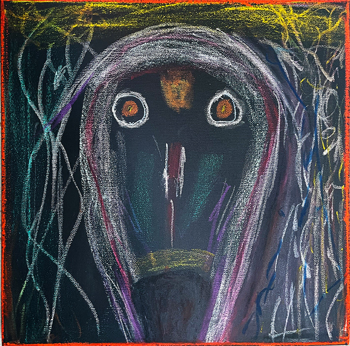 M'Effraie (pastel 50x50)