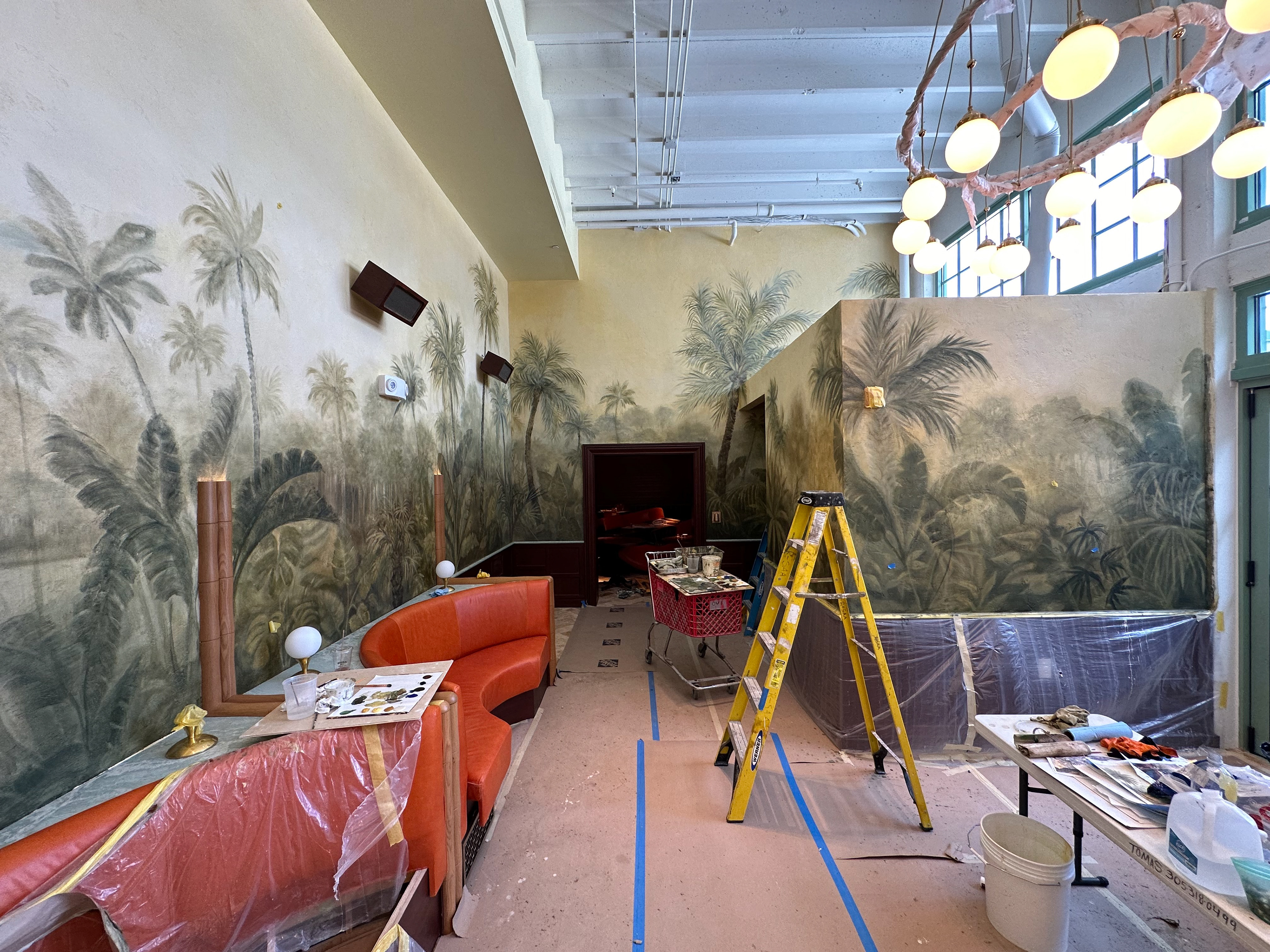 Painted for Sunny's Steakhouse Miami in Collaboration with Erilan Design