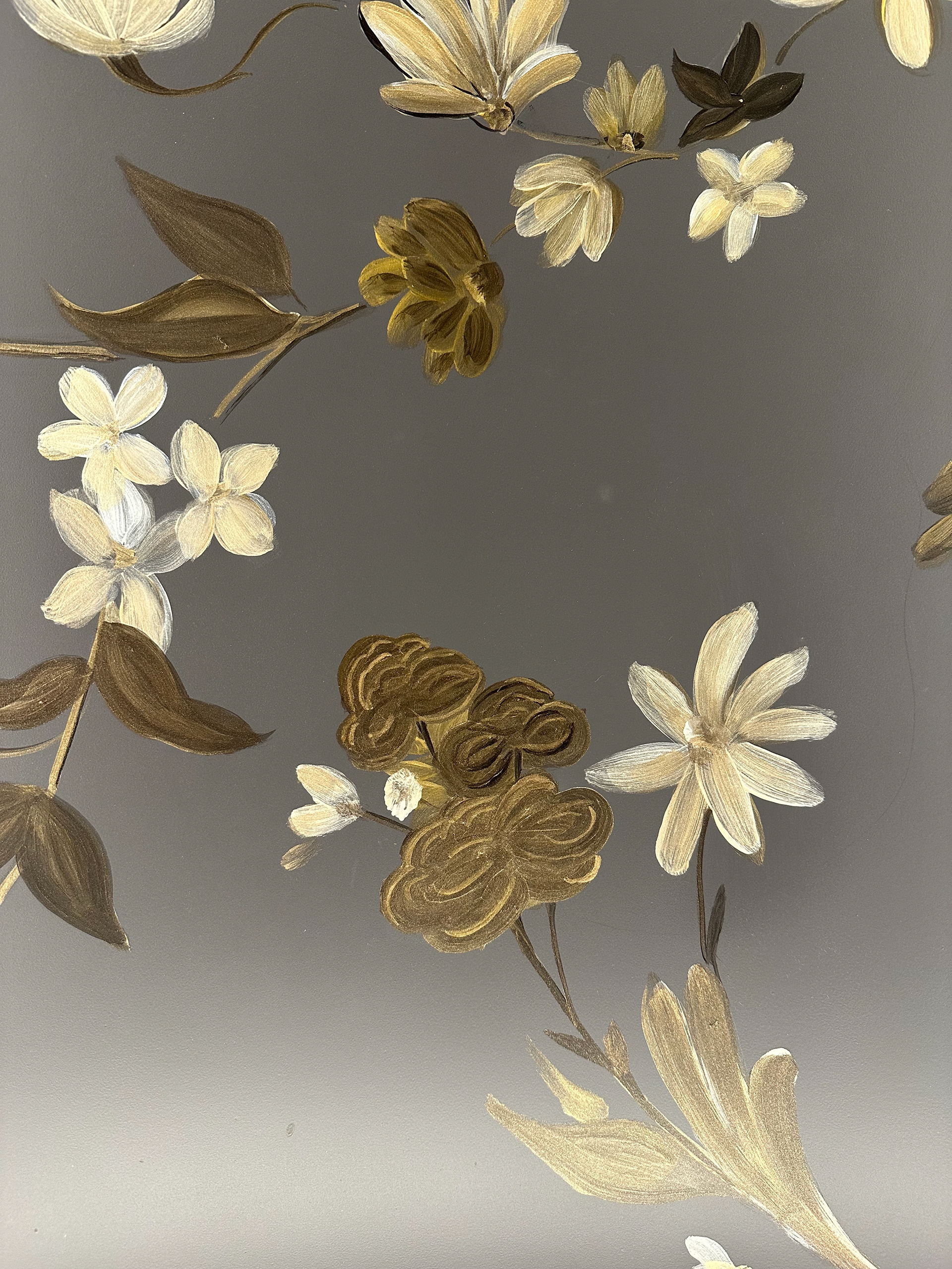Painted foChinoiserie painted for Foundrae Jewelry in Collaboration with Dean Barger Studiosr Foundrae Jewelry in Collaboration with Dean Barger Studios