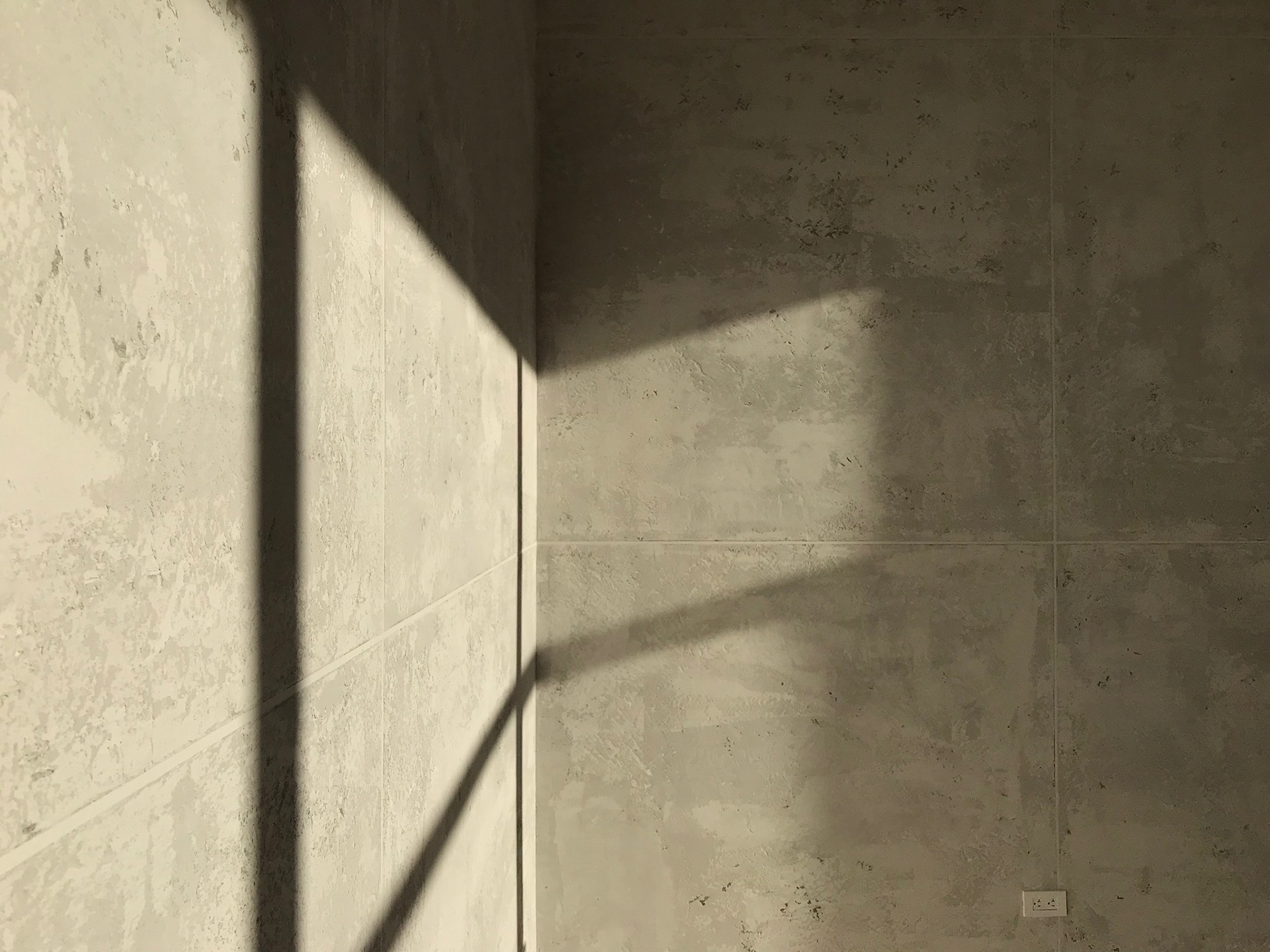Faux concrete.
