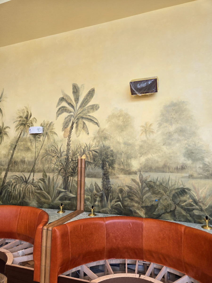 Painted for Sunny's Steakhouse Miami in Collaboration with Erilan Design