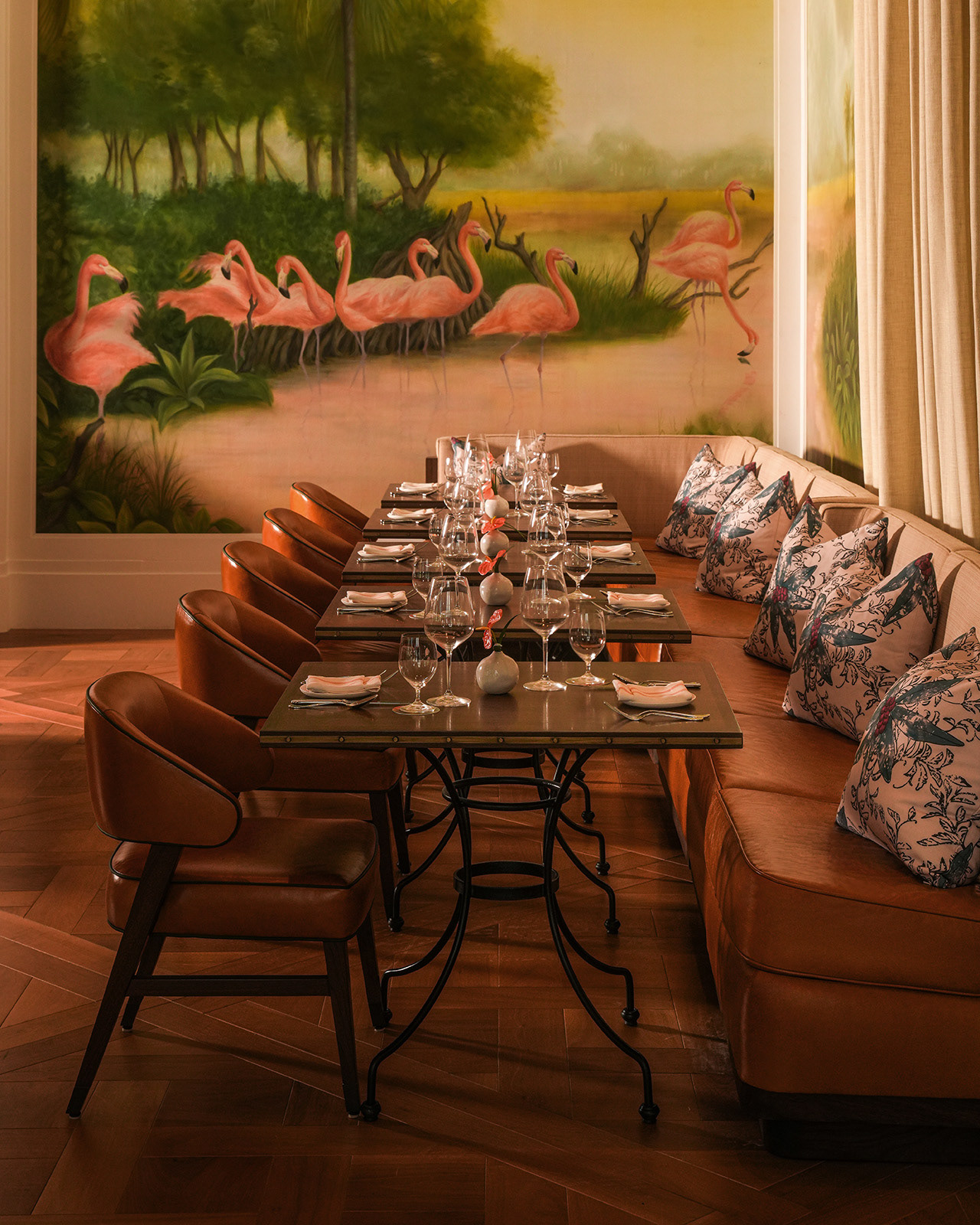 Painted for Four Seasons Naples in Collaboration with Dean Barger Studios