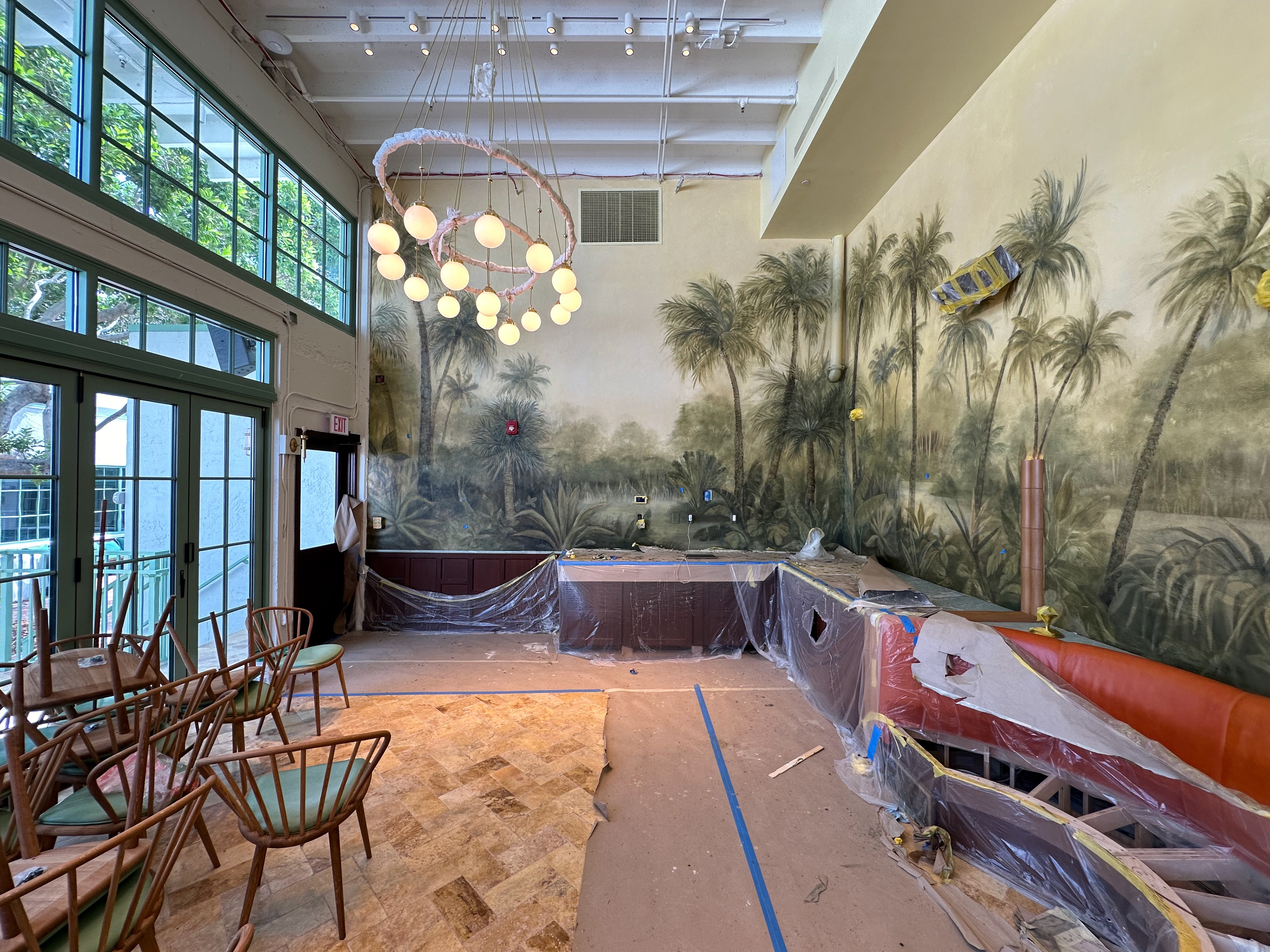 Painted for Sunny's Steakhouse Miami in Collaboration with Erilan Design