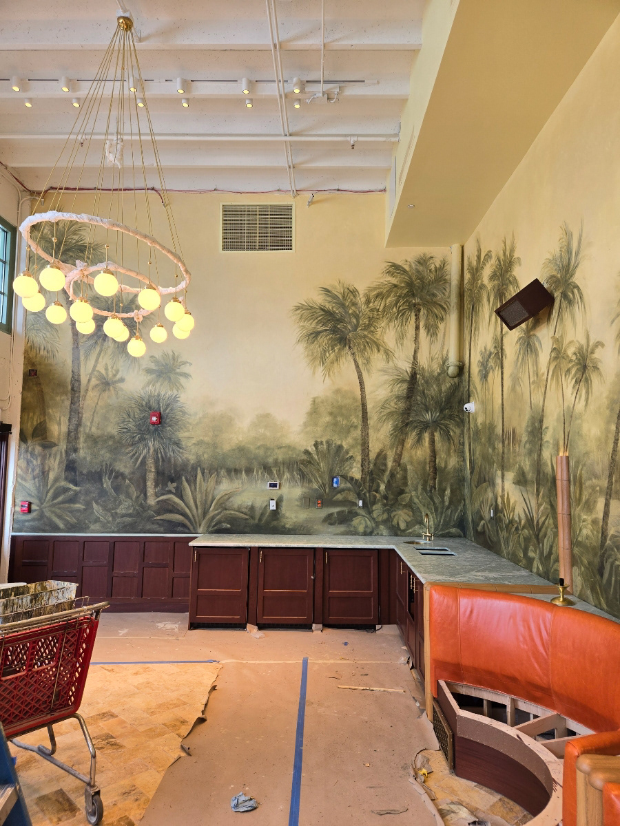 Painted for Sunny's Steakhouse Miami in Collaboration with Erilan Design