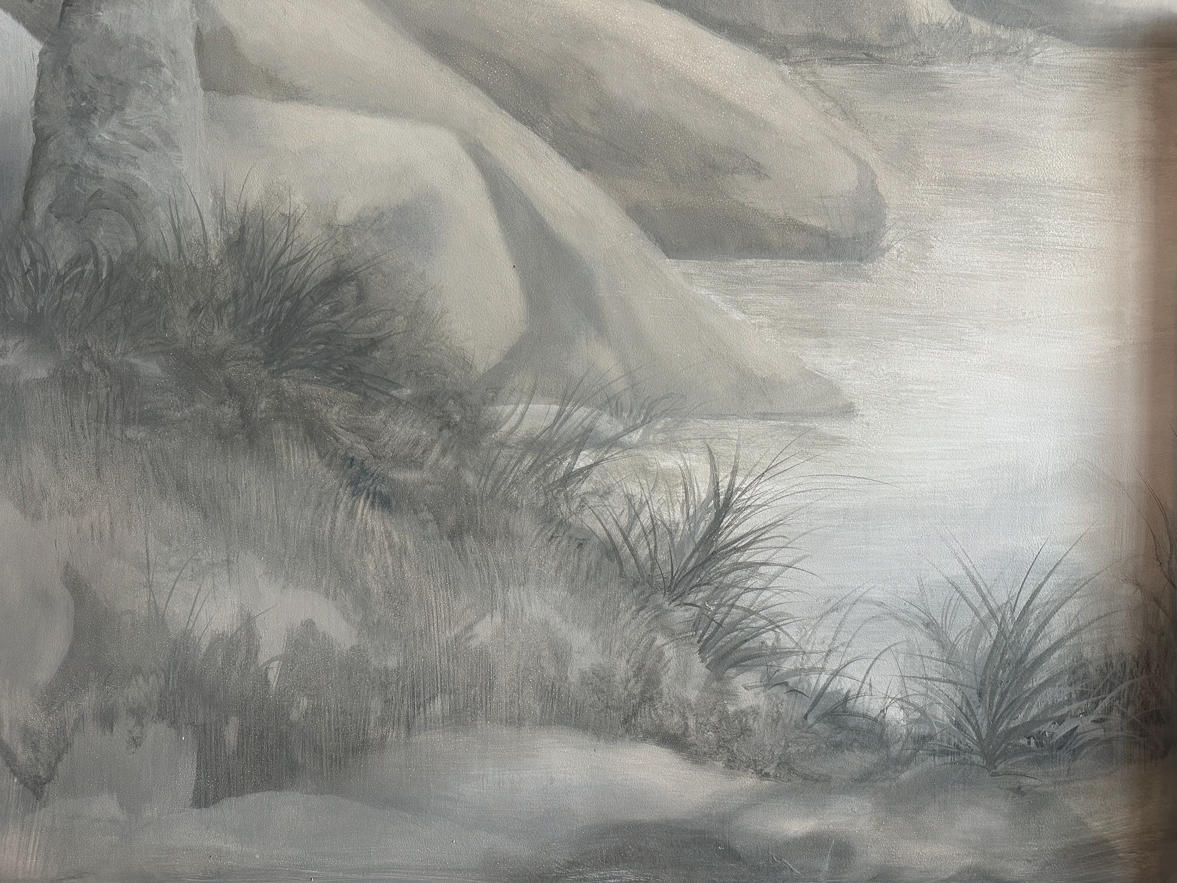 Painted for a private residence in collaboration with Dean Barger Studios, Stockholm, Sweden