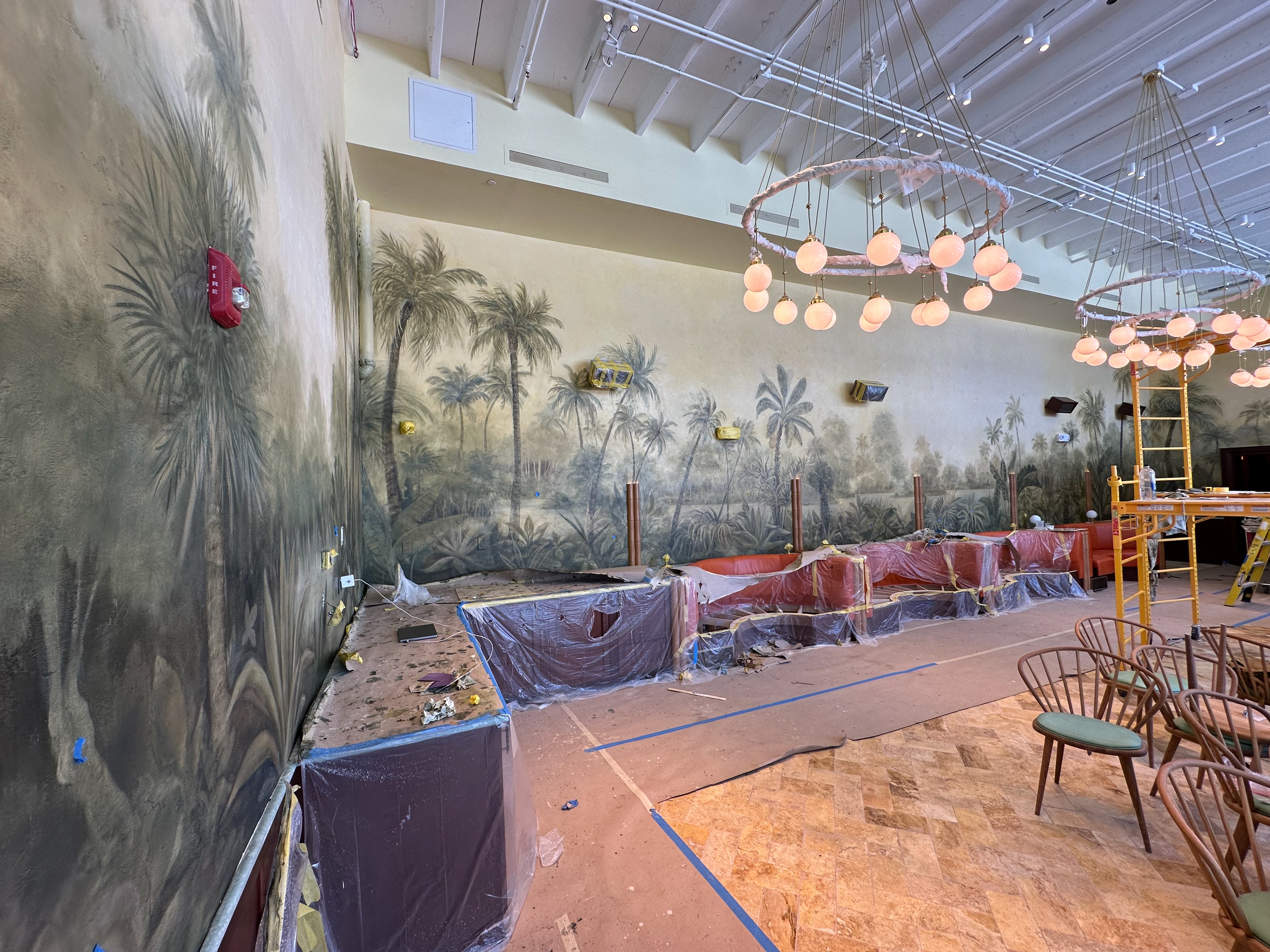 Painted for Sunny's Steakhouse Miami in Collaboration with Erilan Design