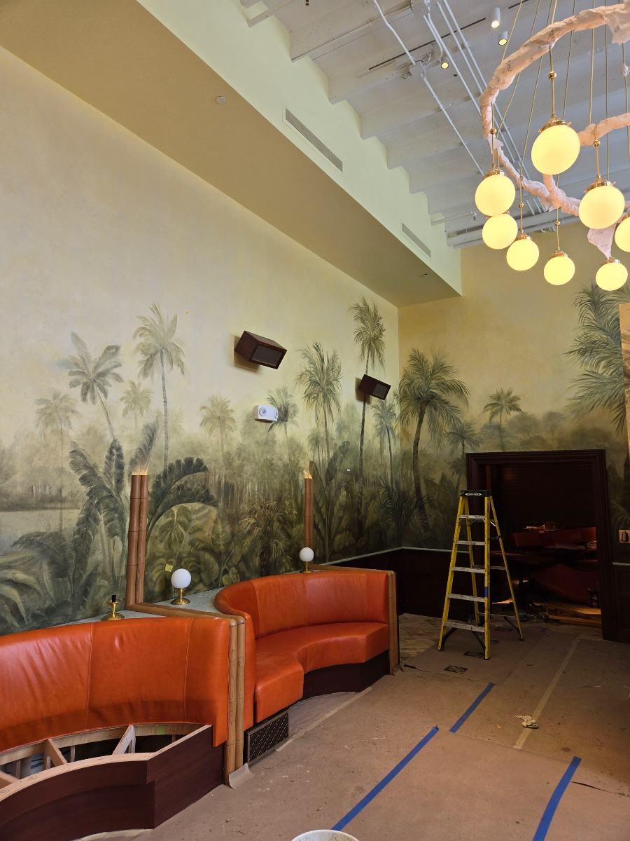 Painted for Sunny's Steakhouse Miami in Collaboration with Erilan Design