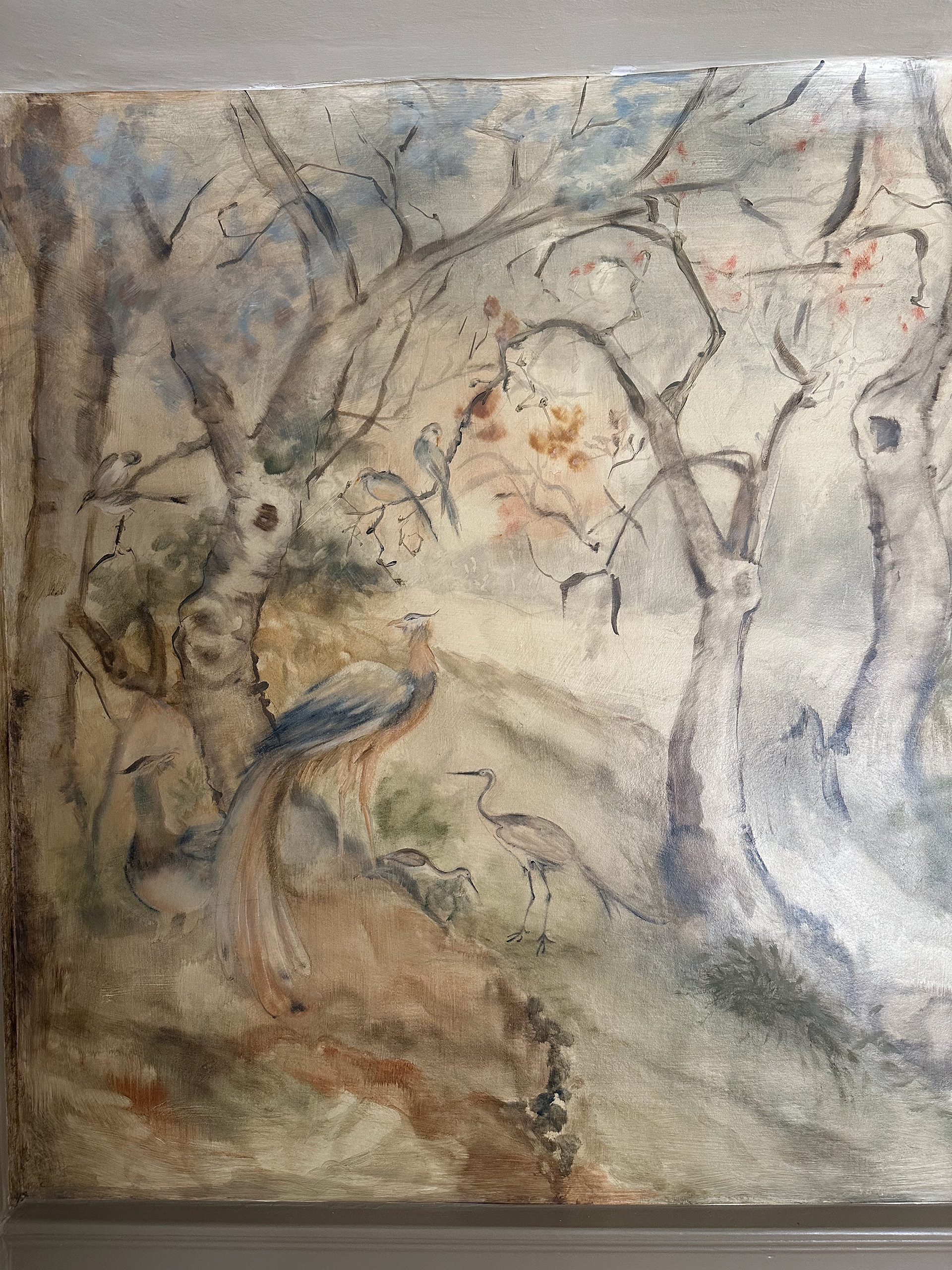 Painted for a private residence in collaboration with Dean Barger Studios