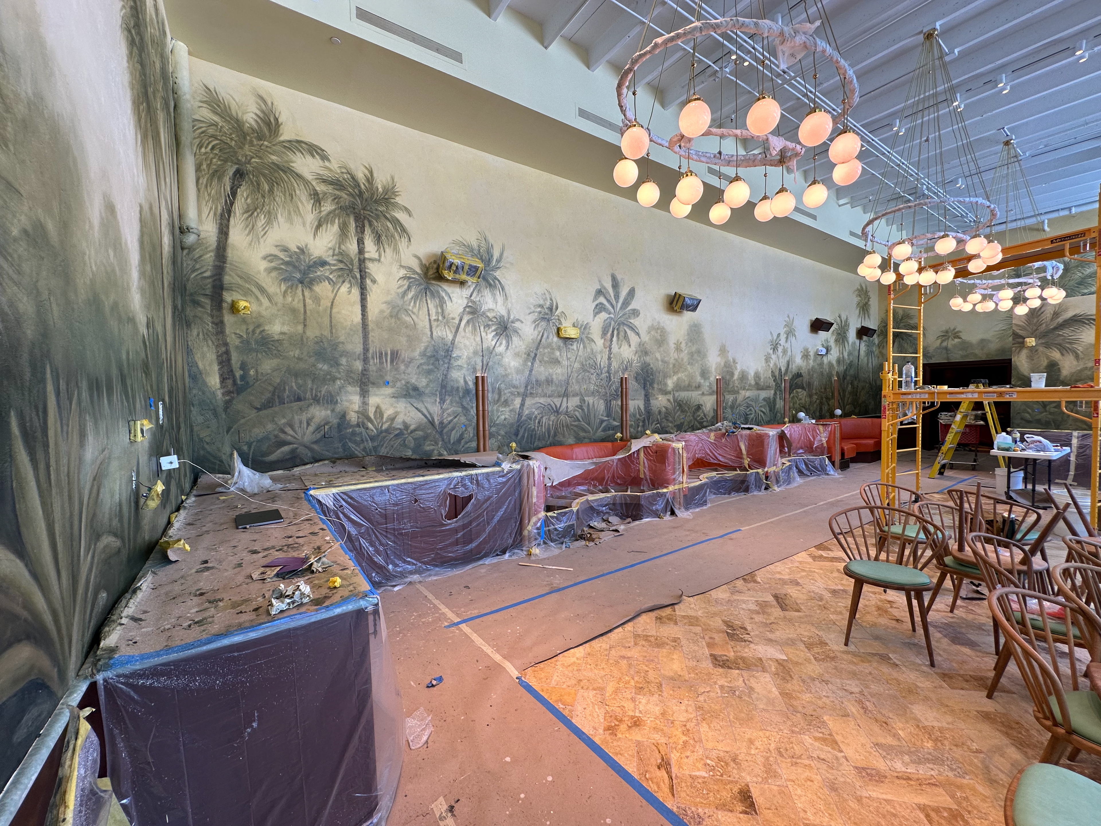 Painted for Sunny's Steakhouse Miami in Collaboration with Erilan Design