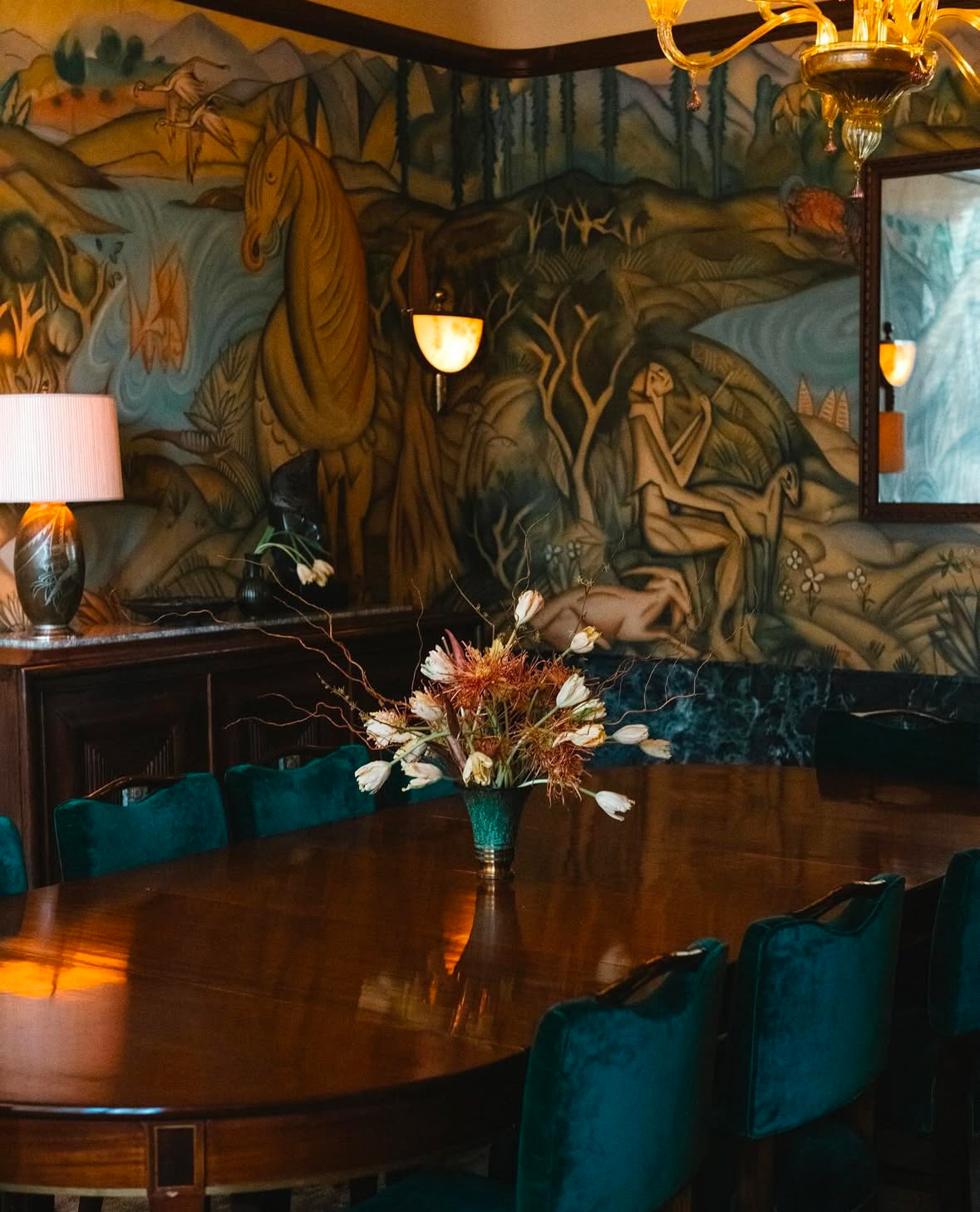 Painted in Collaboration with Dean Barger Studios