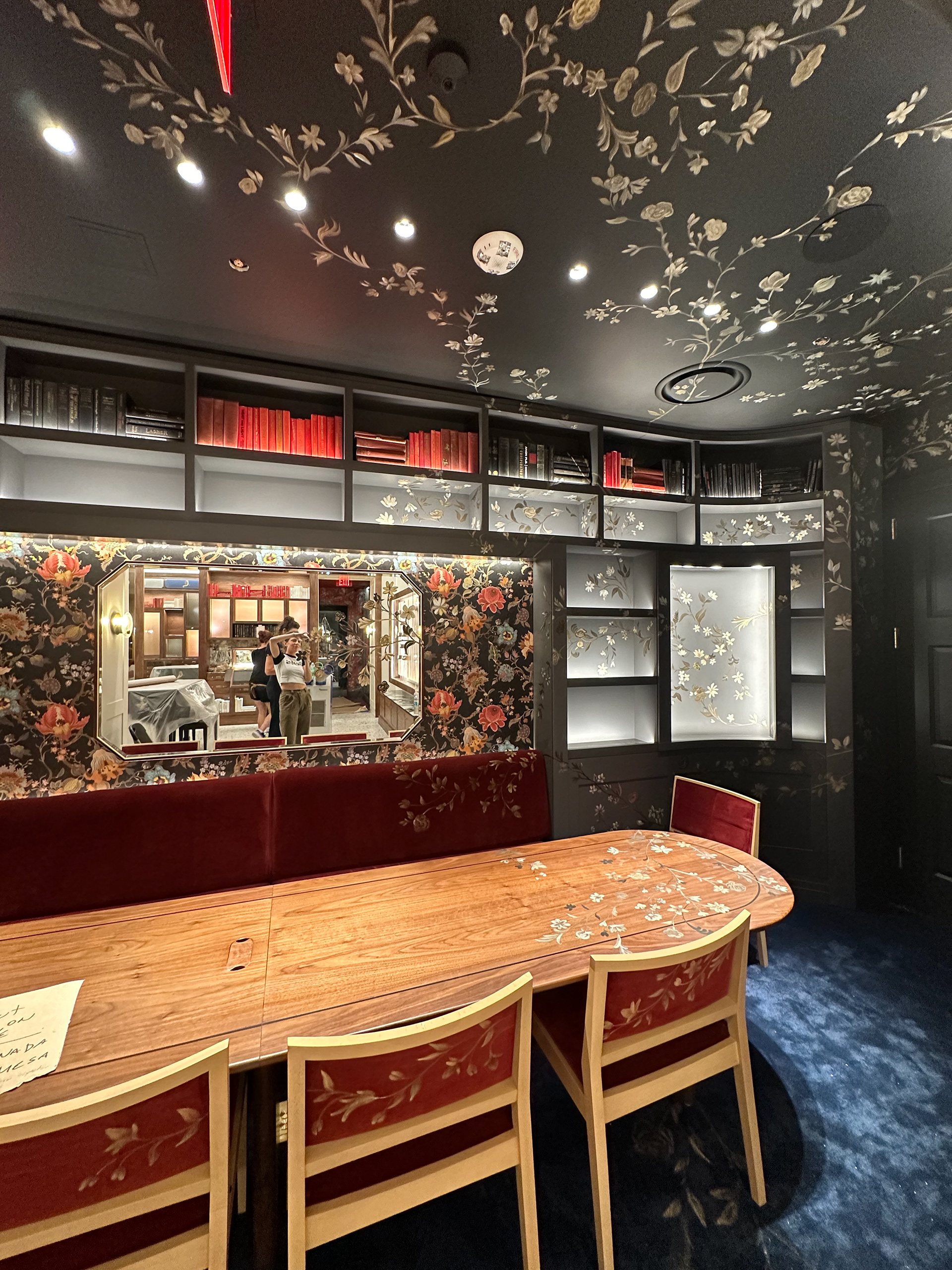 Chinoiserie painted for Foundrae Jewelry in Collaboration with Dean Barger Studios