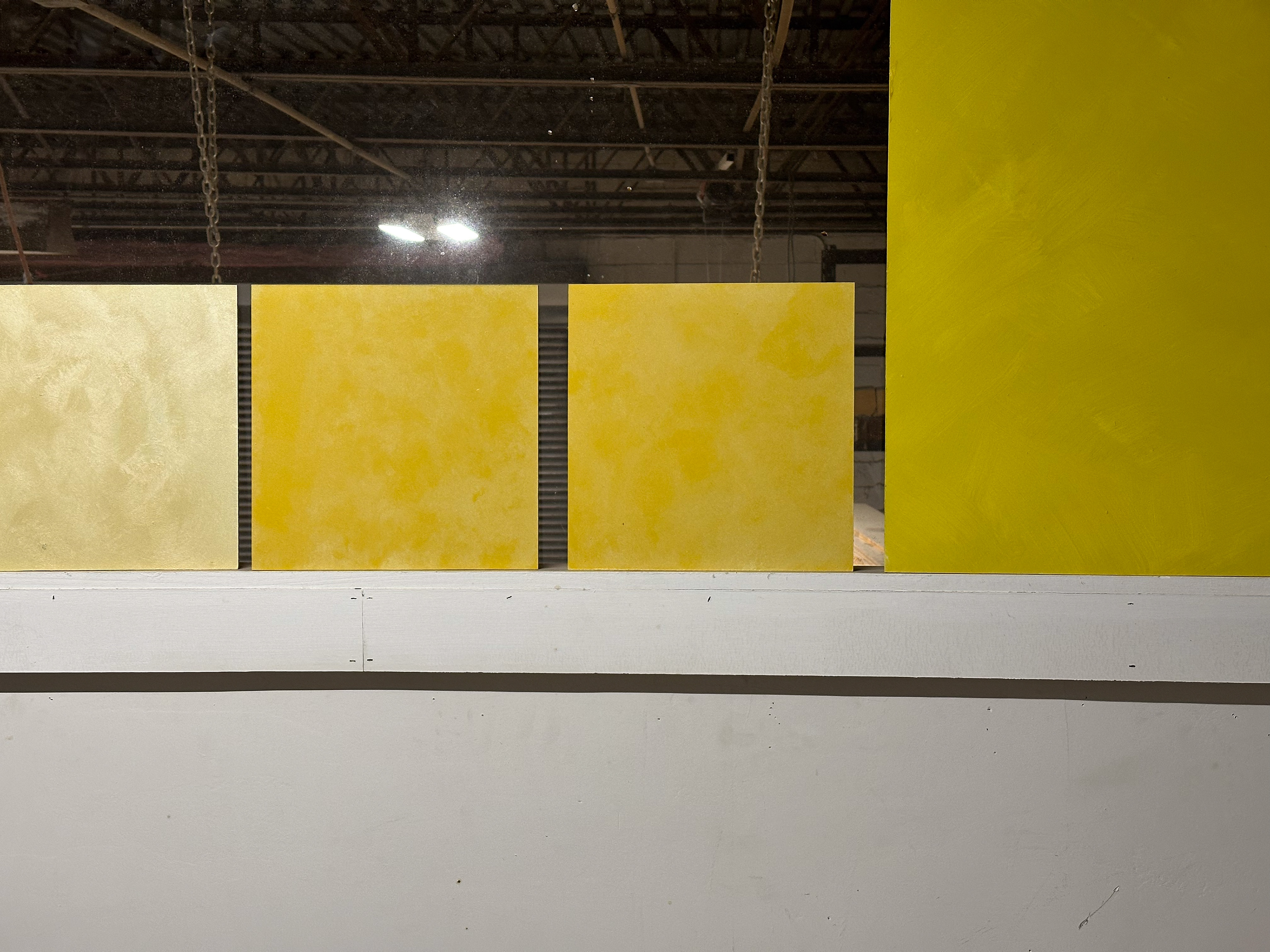 Sample making in studio