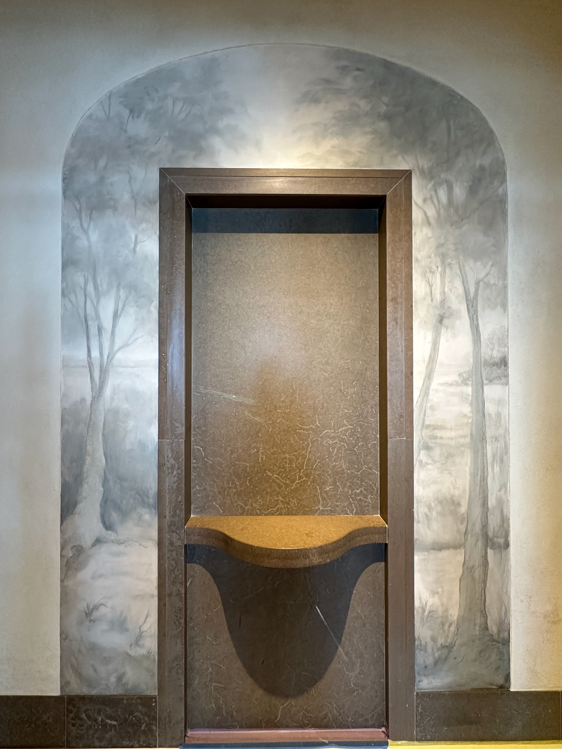 Painted for a private residence in collaboration with Dean Barger Studios, Stockholm, Sweden