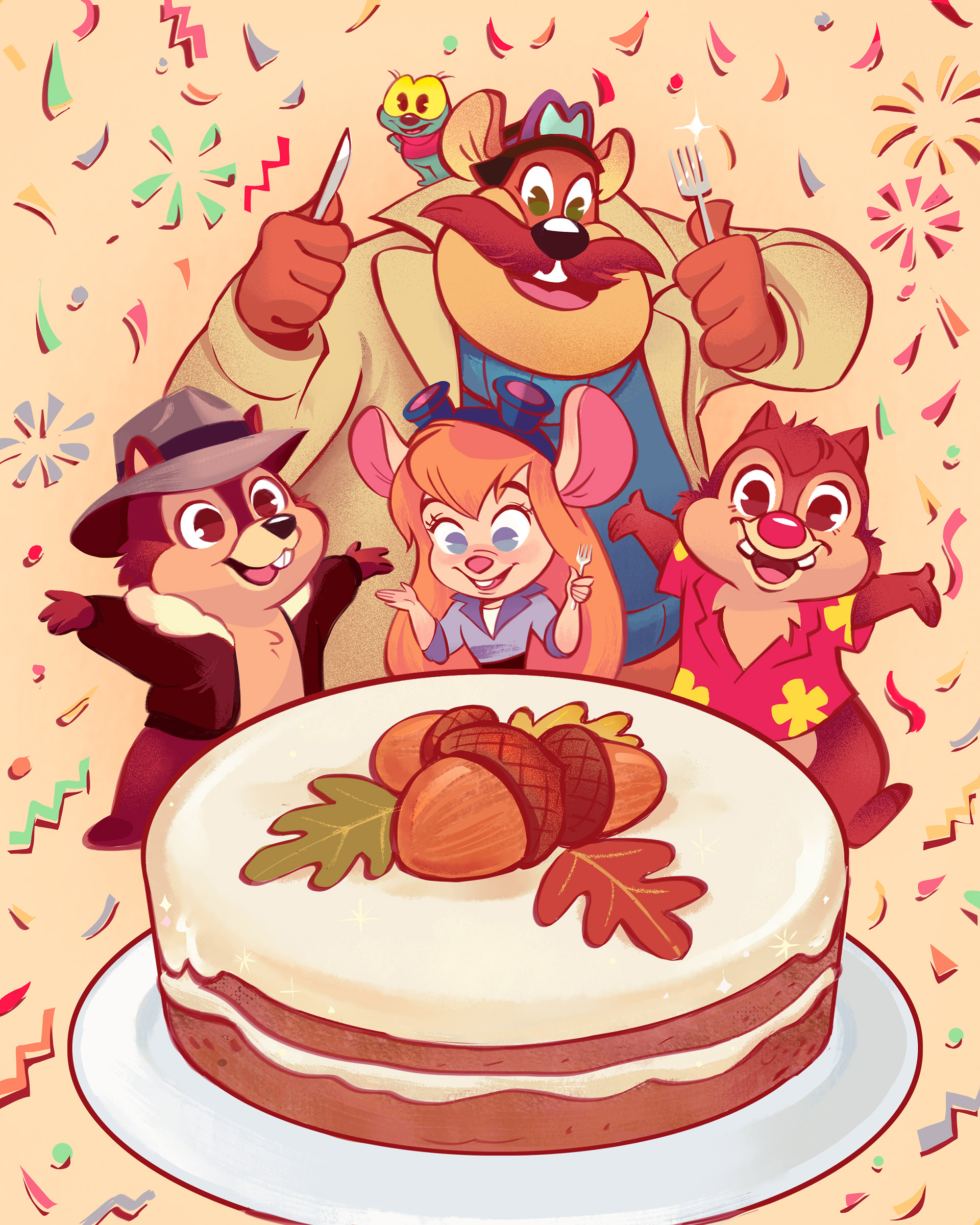 Chip and Dale Rescue Rangers Anniversary