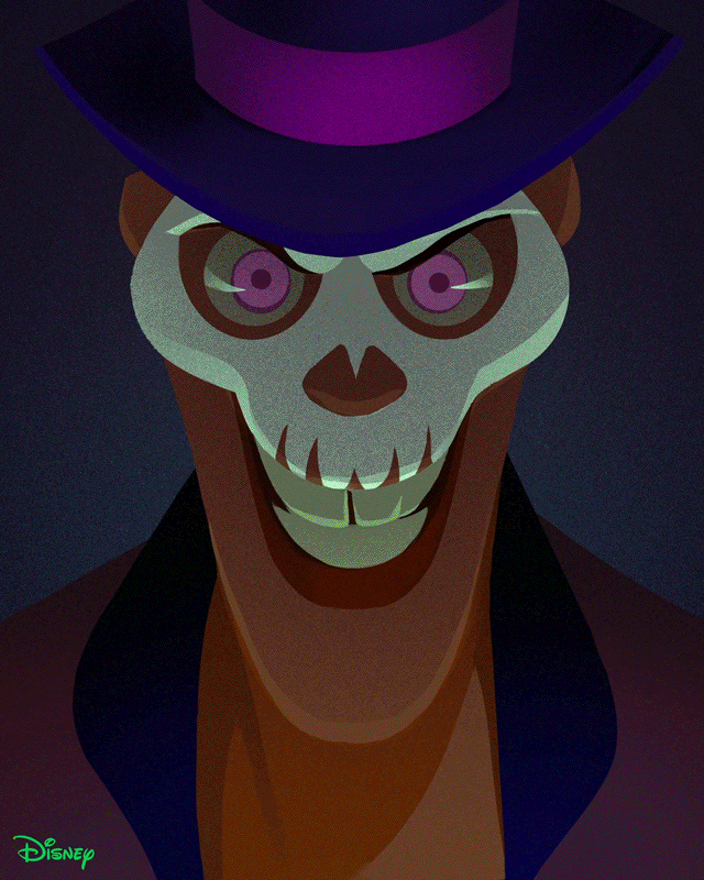 Villains Halloween Animation - I wanted to make something spooky that also showcased the wonderful Friends on the Other side imagery 