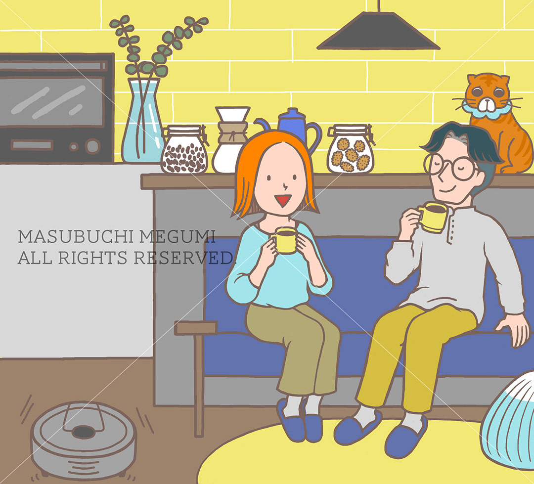 時事通信社地方誌掲載コラム「節約基本のき」用カット