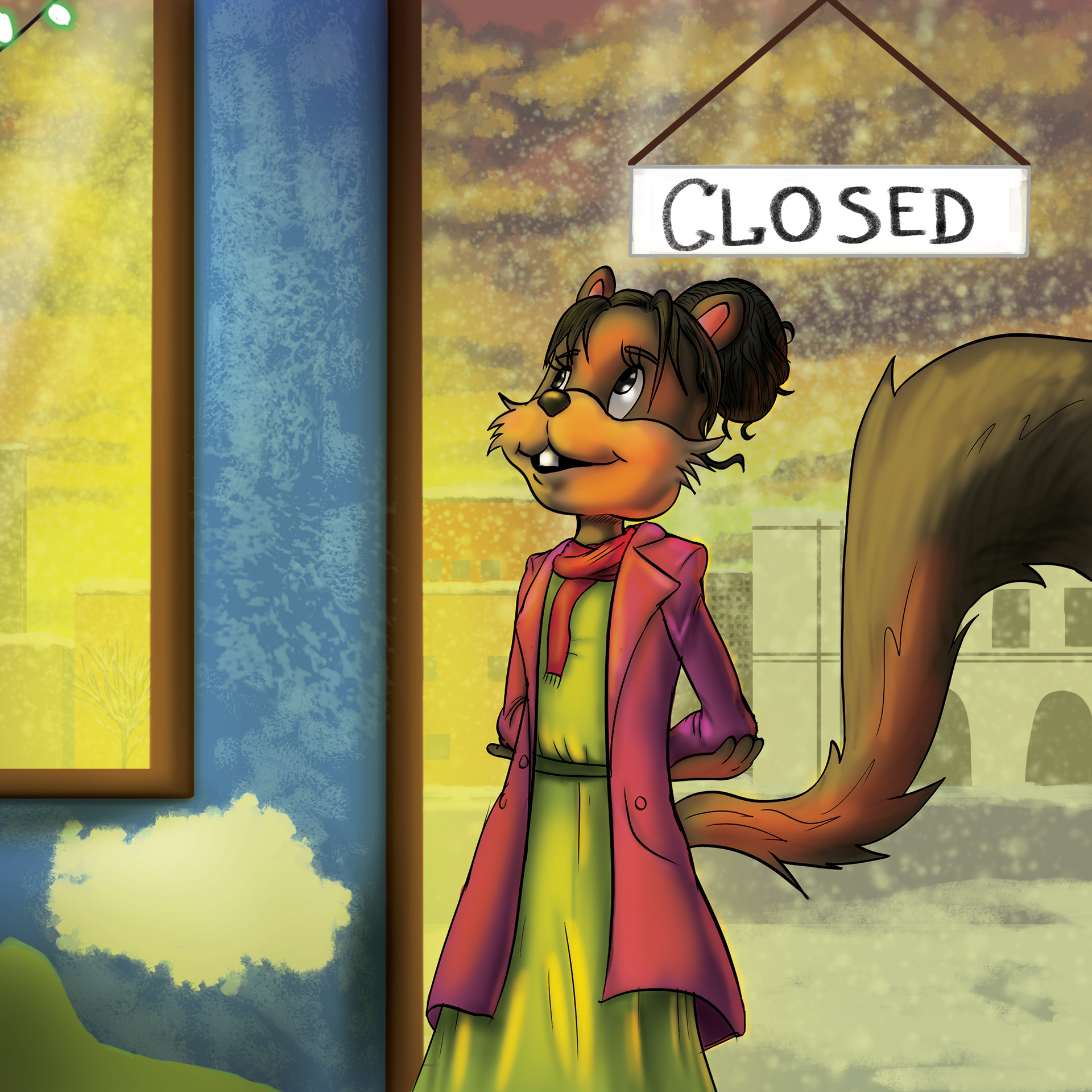 A waiting Squirrel