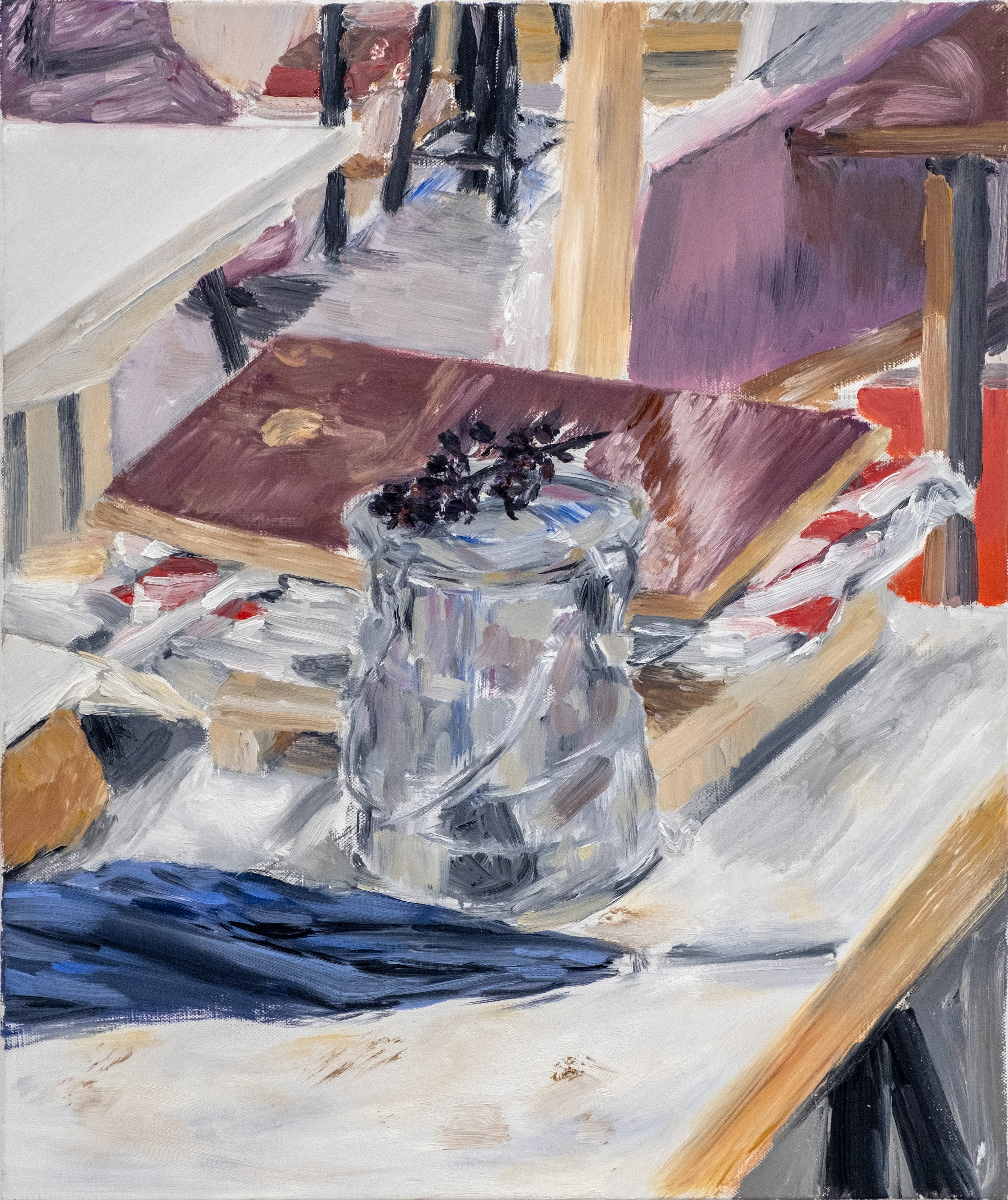 Untitled, Oil on canvas, 53 x 45.5 cm