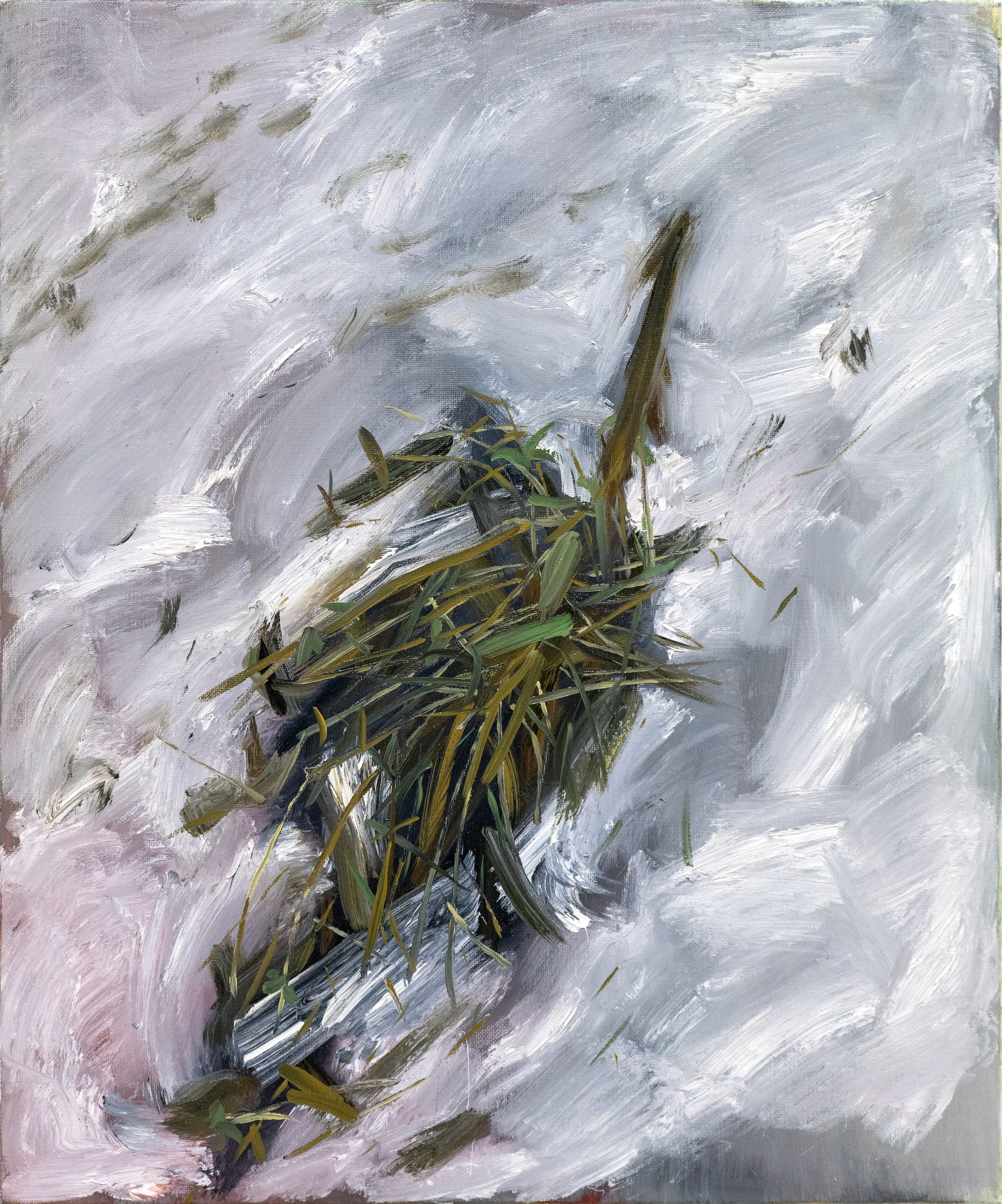 Untitled, Oil on canvas, 55 x 46 cm