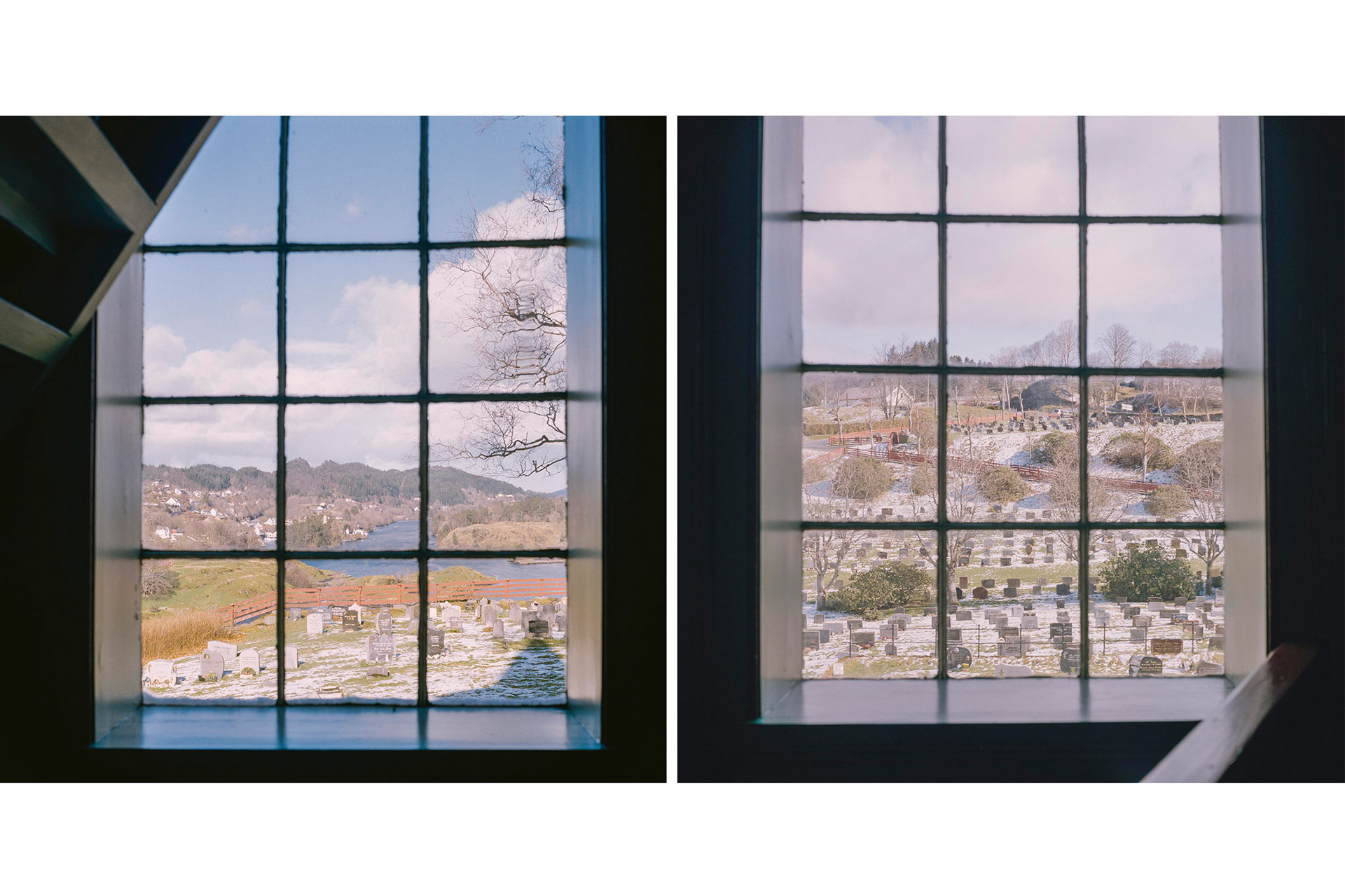 The view from Alversund church.