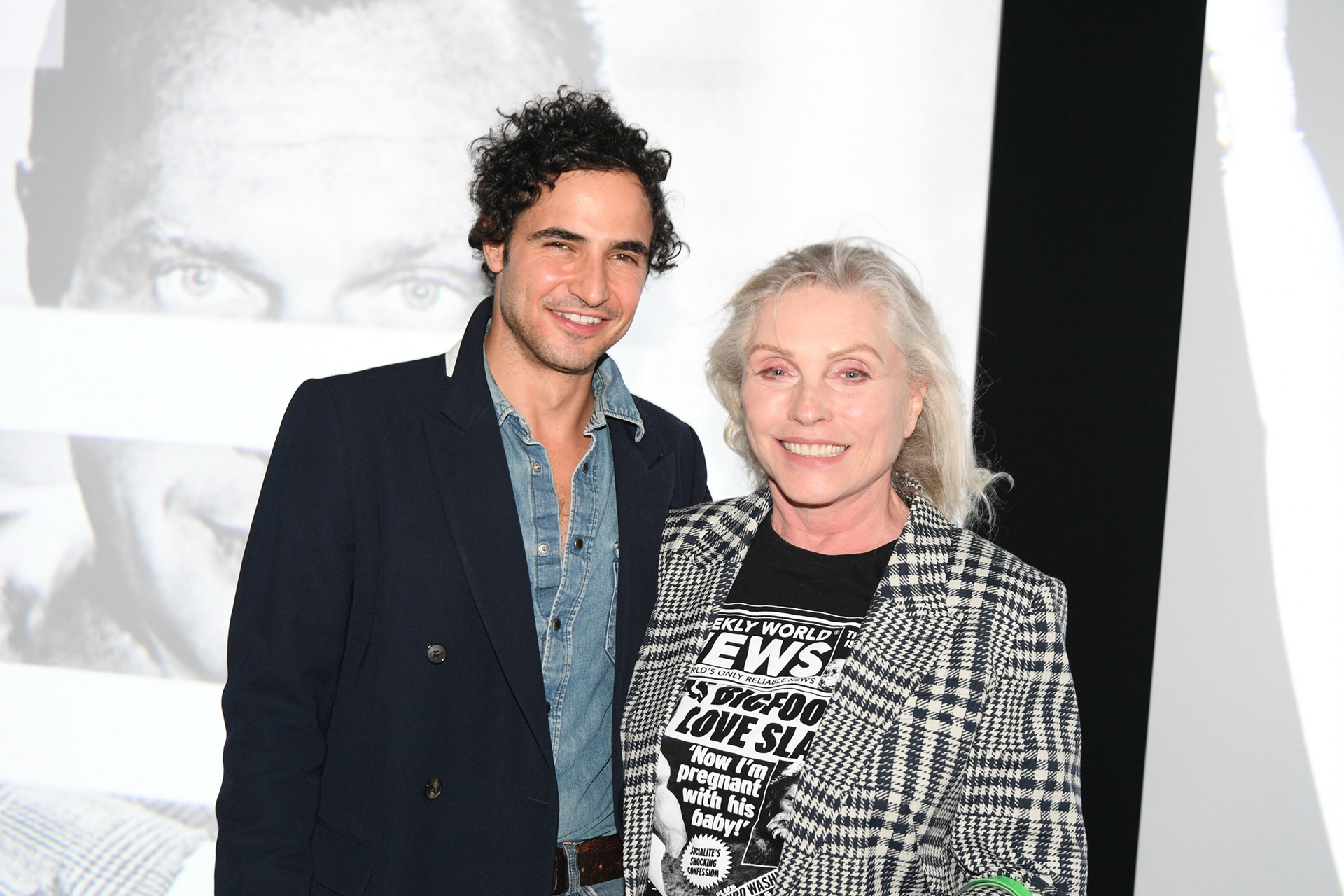 Zac Posen and Debbie Harry