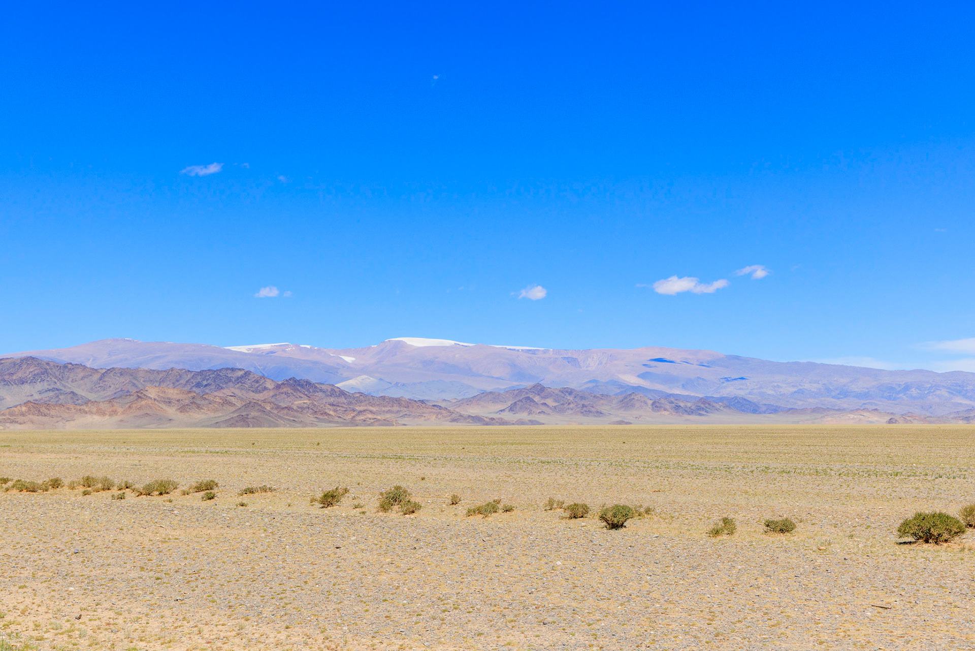 Mongolian desert steppe outside of Hovd