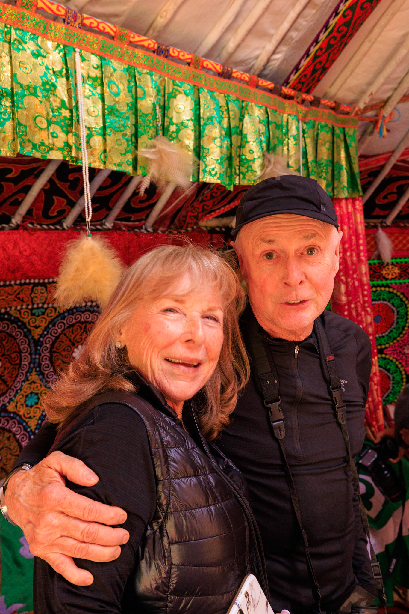 Photographer and tour leader Art Wolfe and Susan