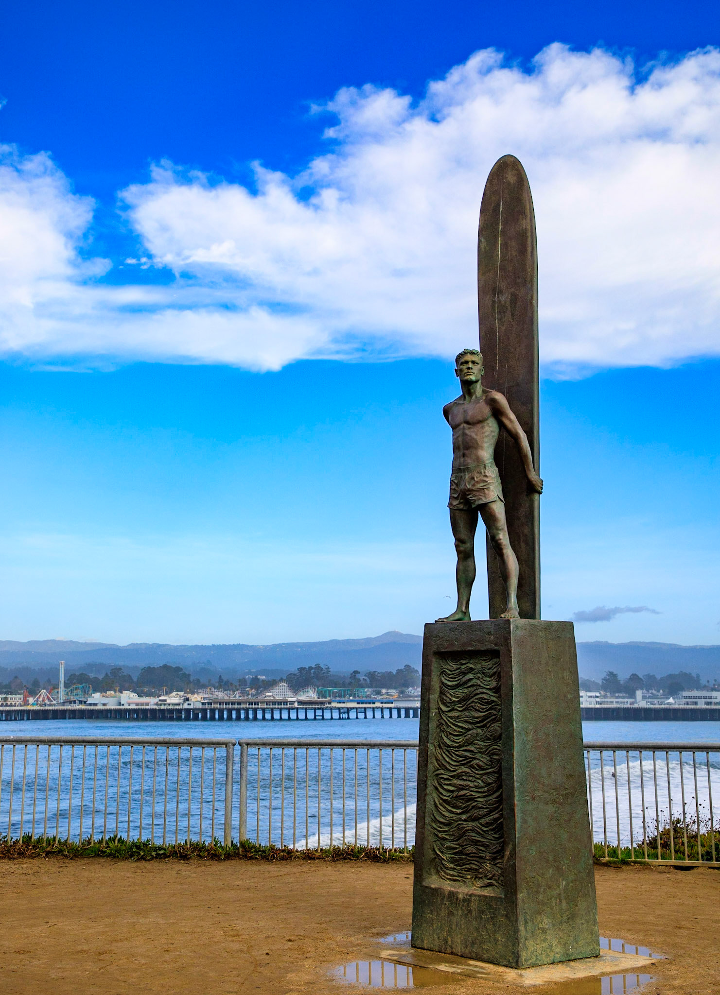 The Curtis and Marsh Surfer Statue