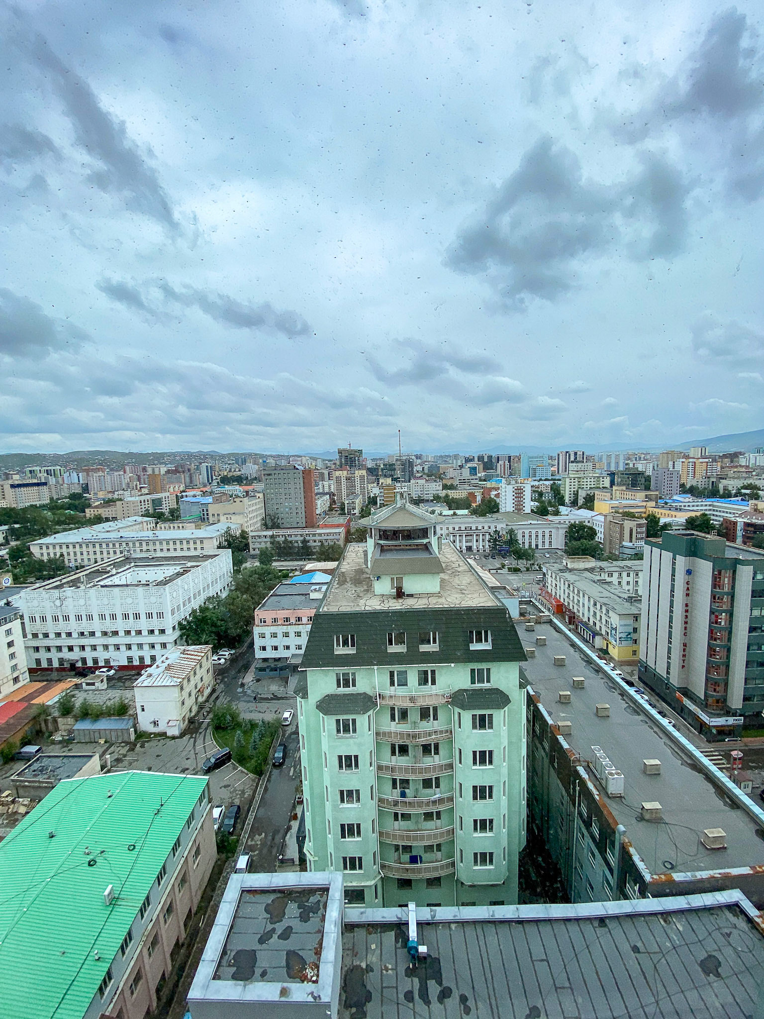 Rooftop view of downtown UB from our Best Western Premier room 