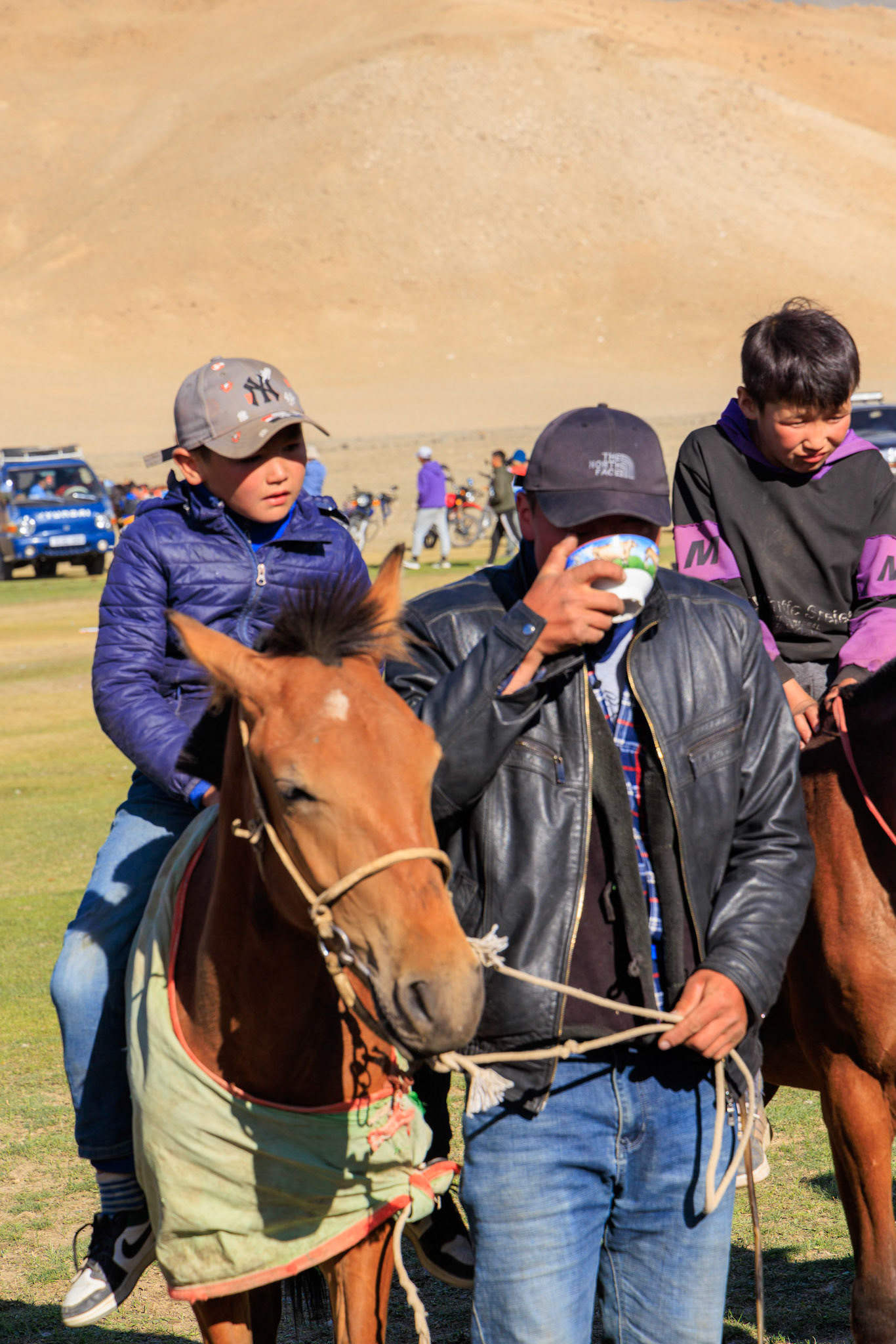 It's tradition to share a cup of mares milk
