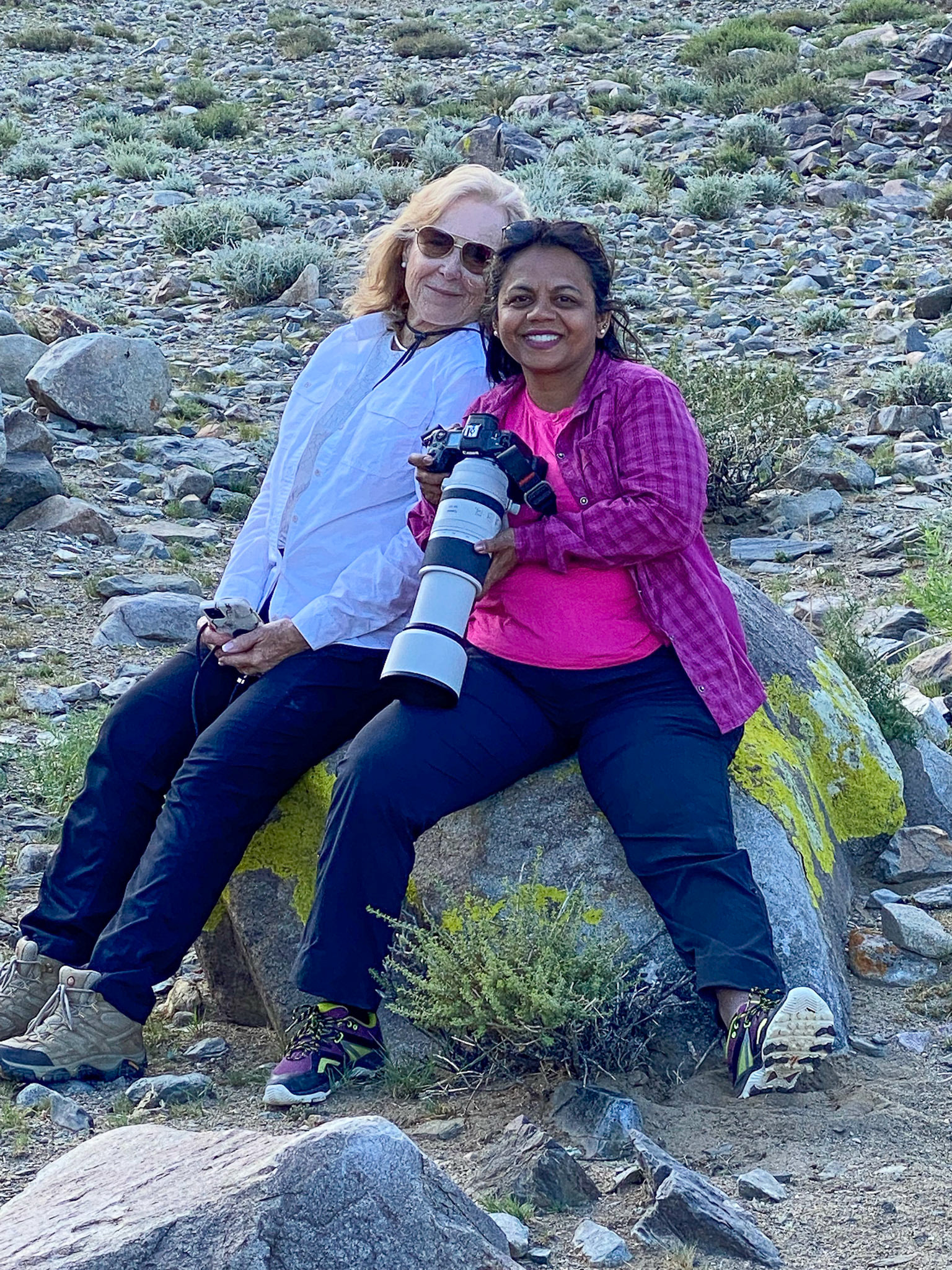 Susan and her new friend Megha
