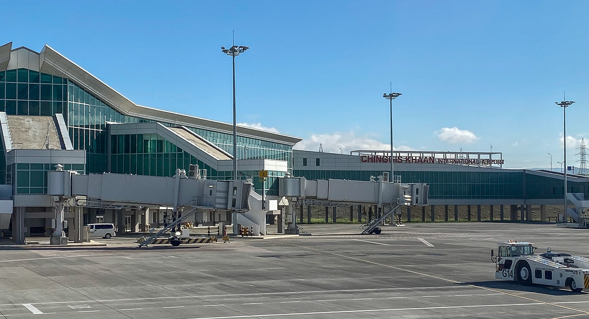 The brand new Chinggis Khaan International Airport. It had only been open for about 6 months