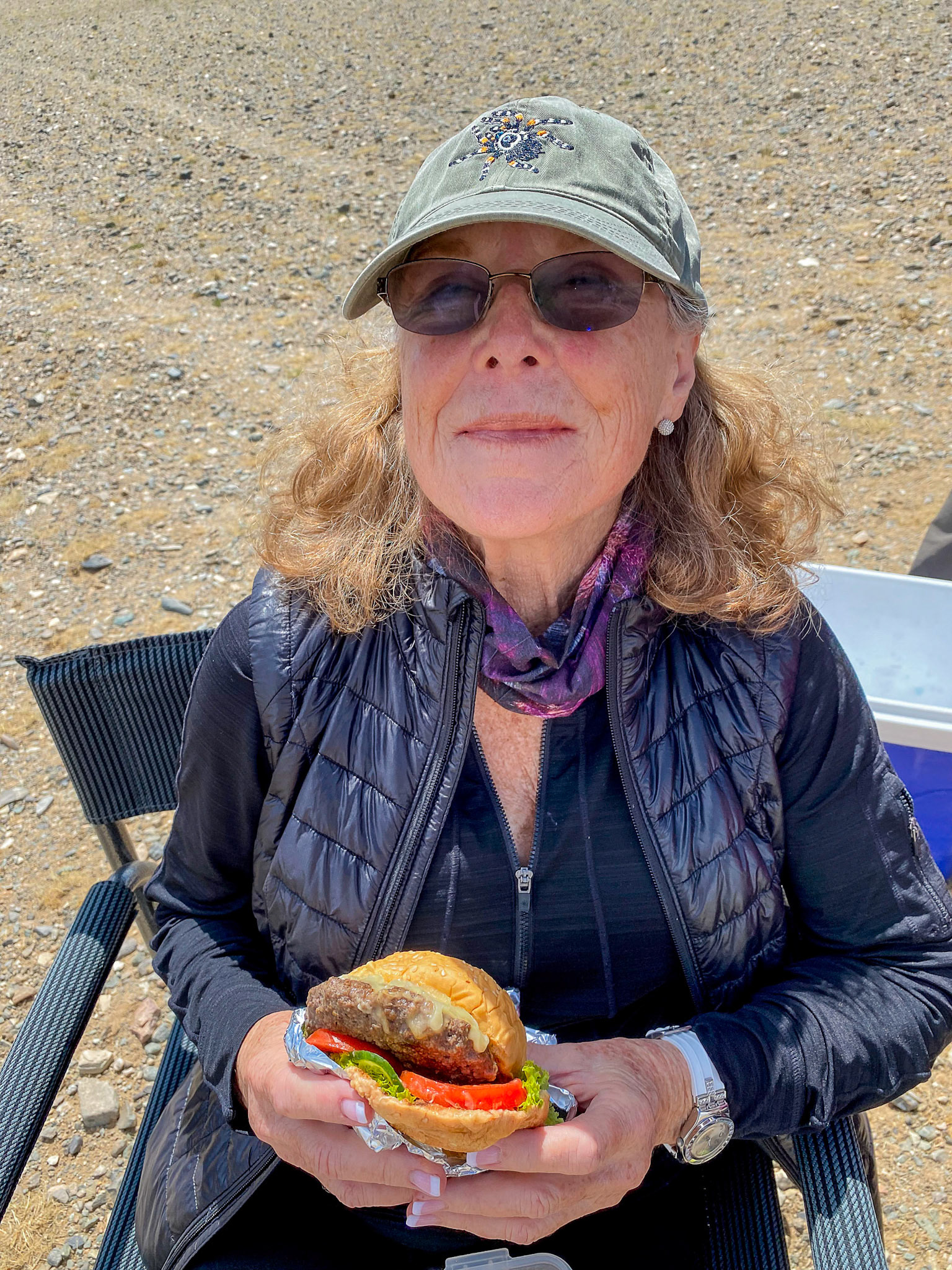 Susan said this cheeseburger was absolutely fantastic