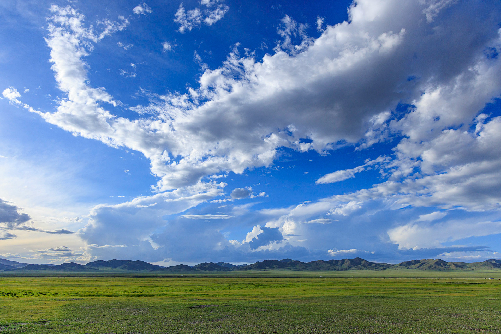 Great clouds for photos. Hustai National Park