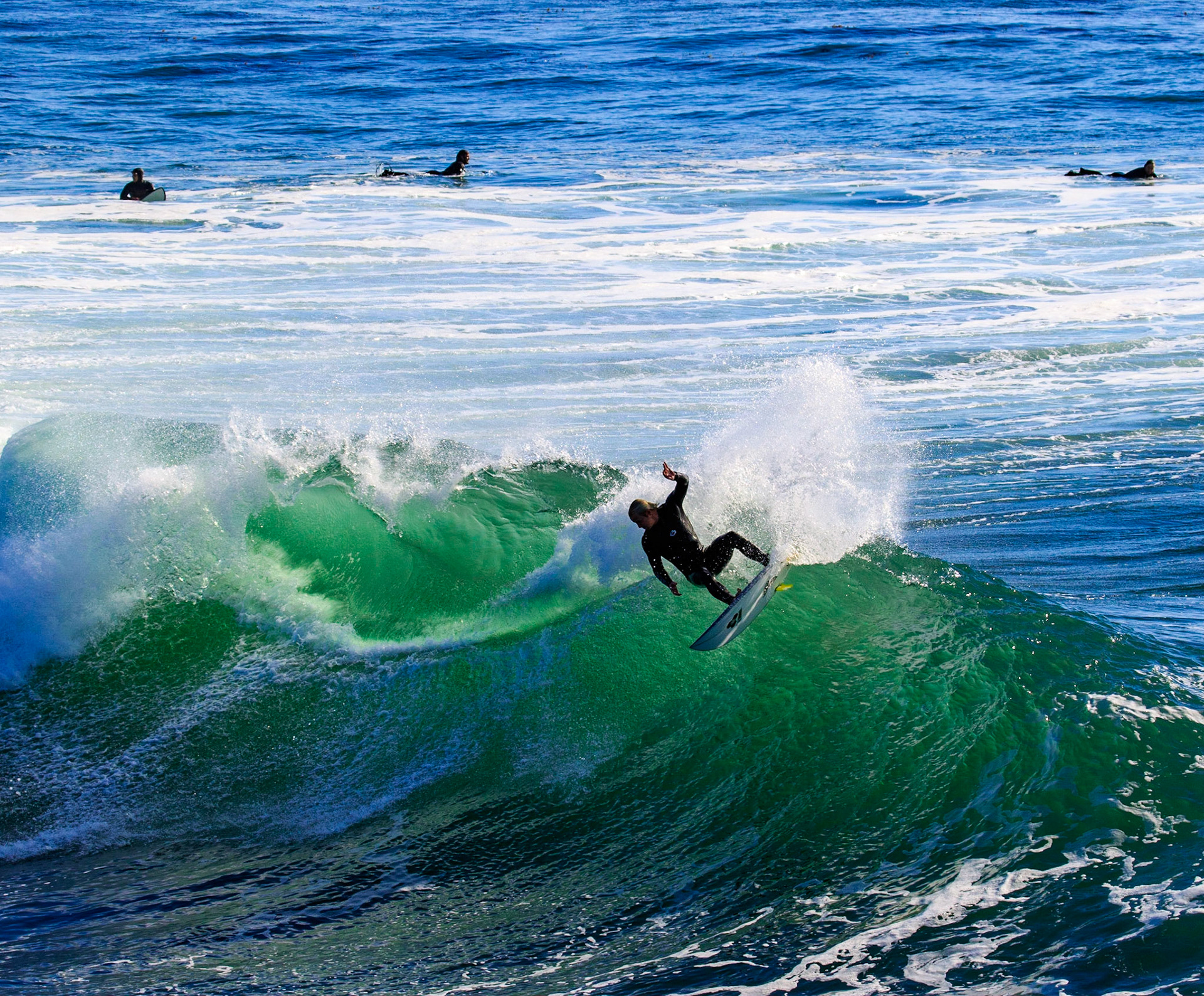 Surfing Steamer lane 