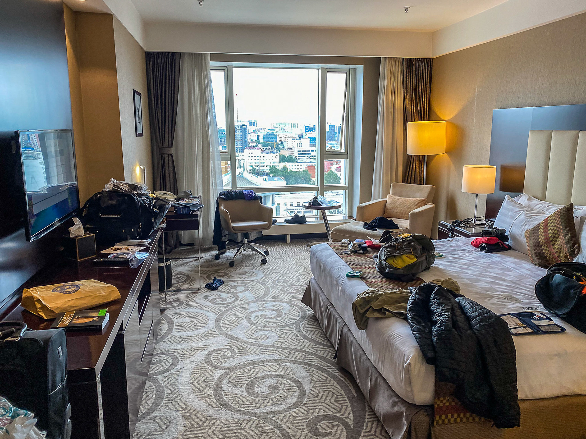 Our room at the Best Western Premier in downtown UB