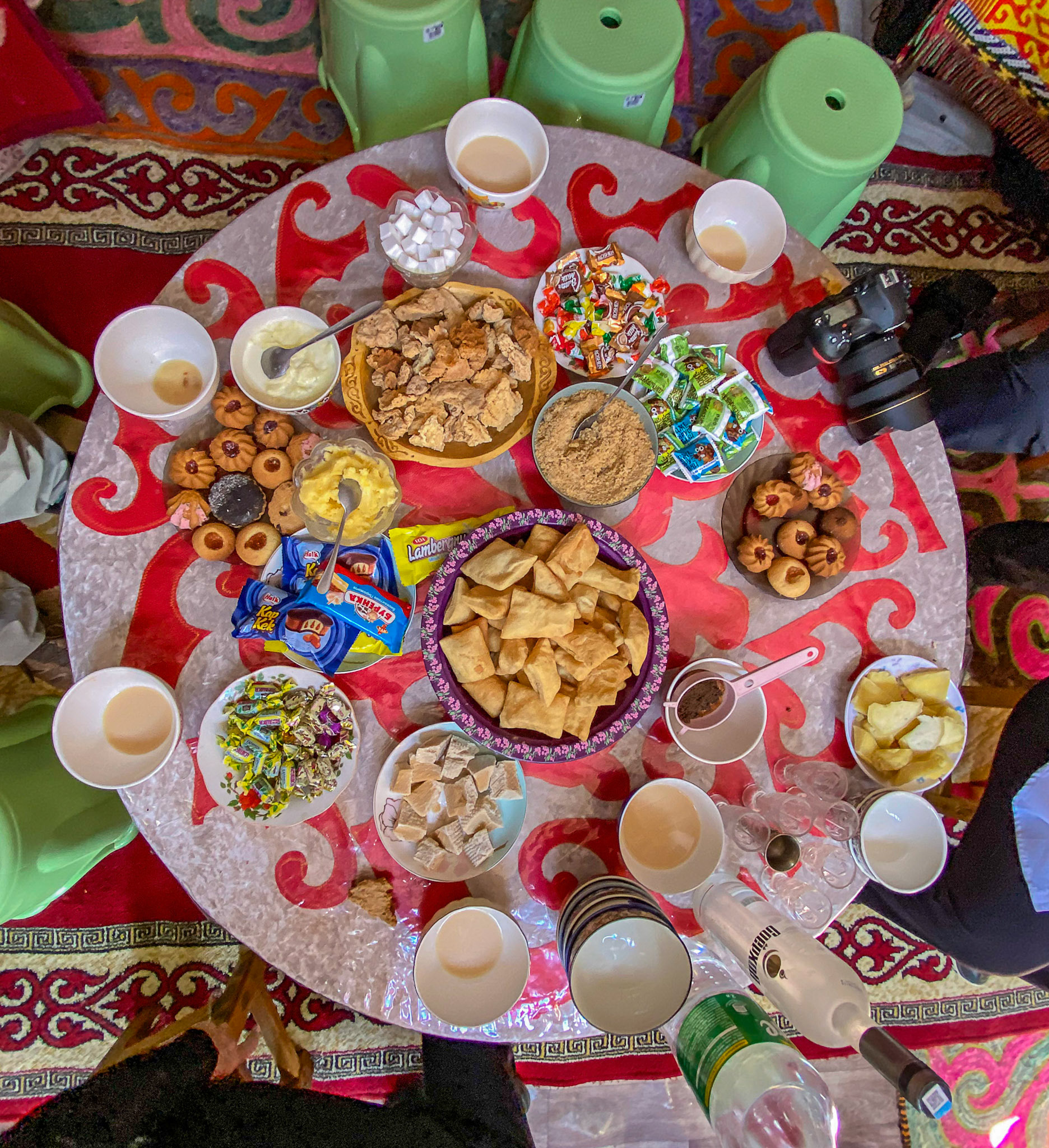 The offerings for our tea.