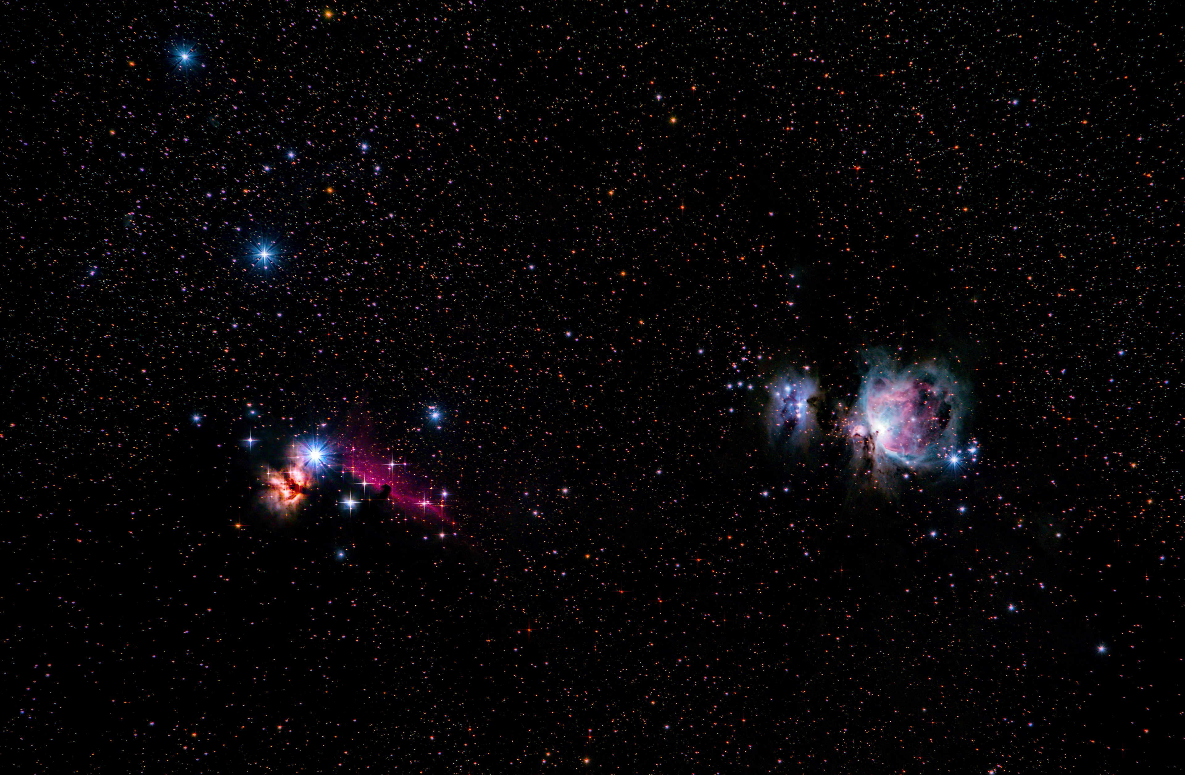 This typically recognizable part of the sky reveals its secrets when examining Orion's Belt more closely.