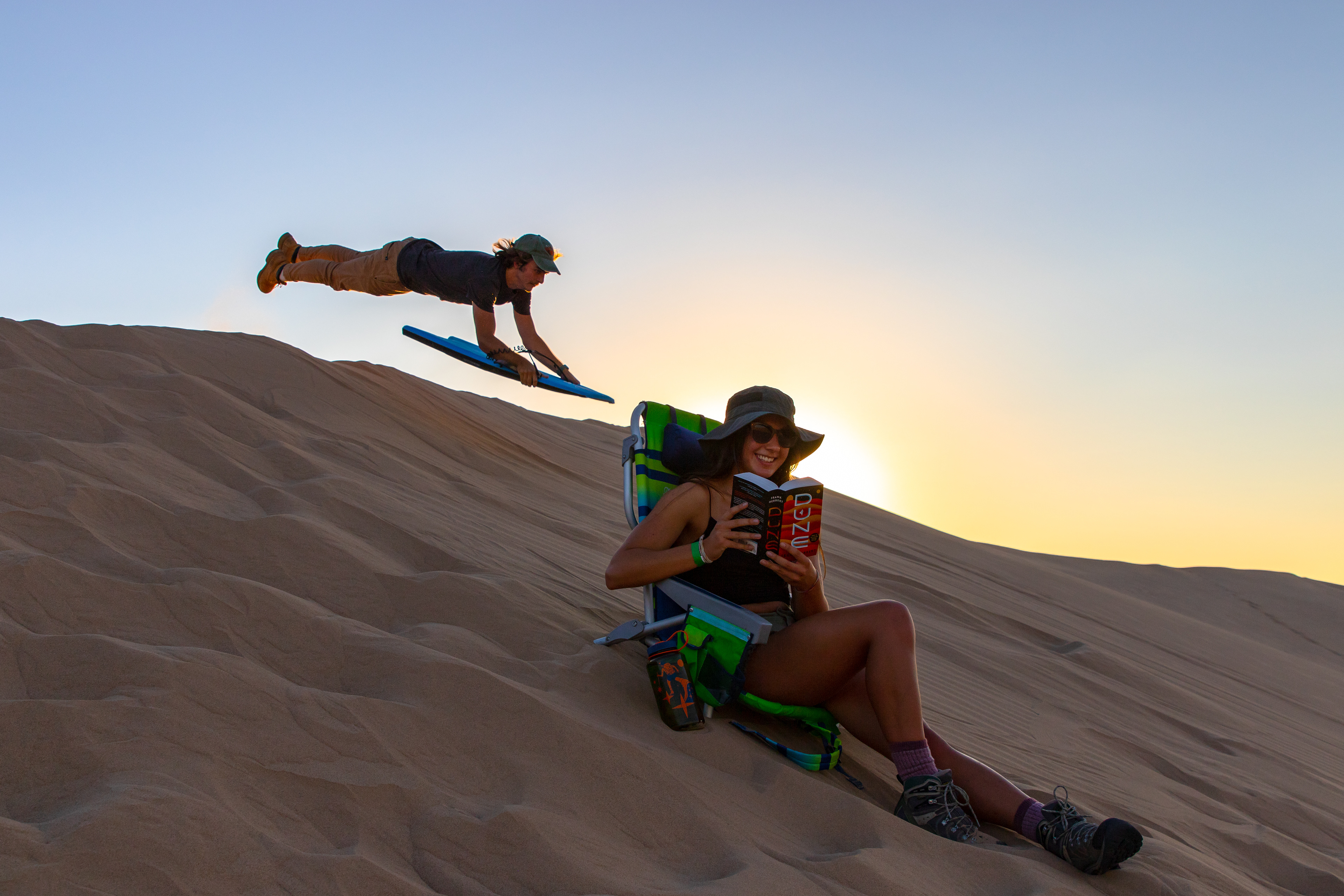 This perfectly candid photo leaves the fate of the boogie boarder to the imagination of the viewer.