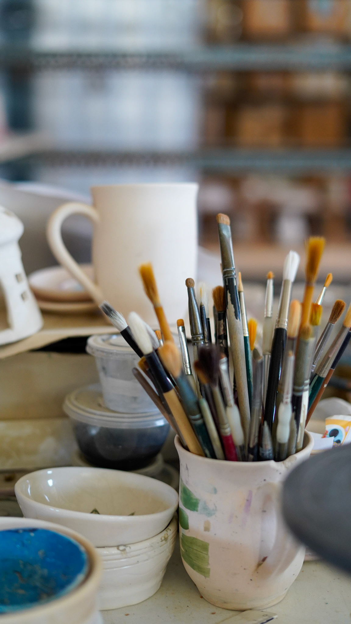 Waiting to get brushed off