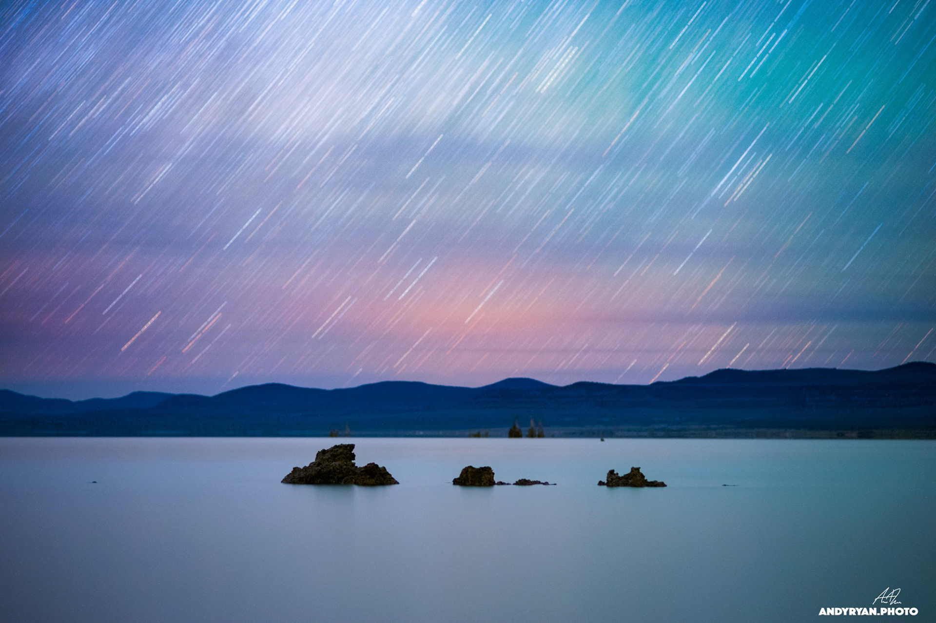 Starscape Above Mono Lake