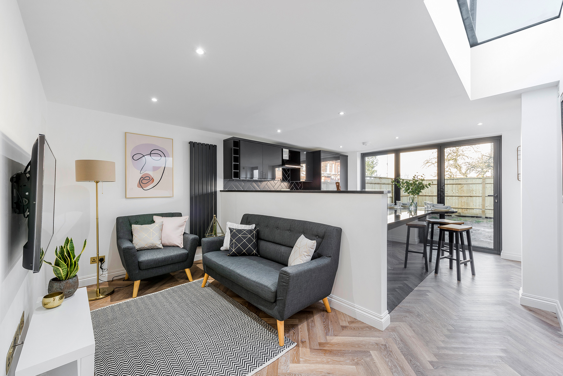 NOX Properties Wilton Road London Open Plan Living Room
