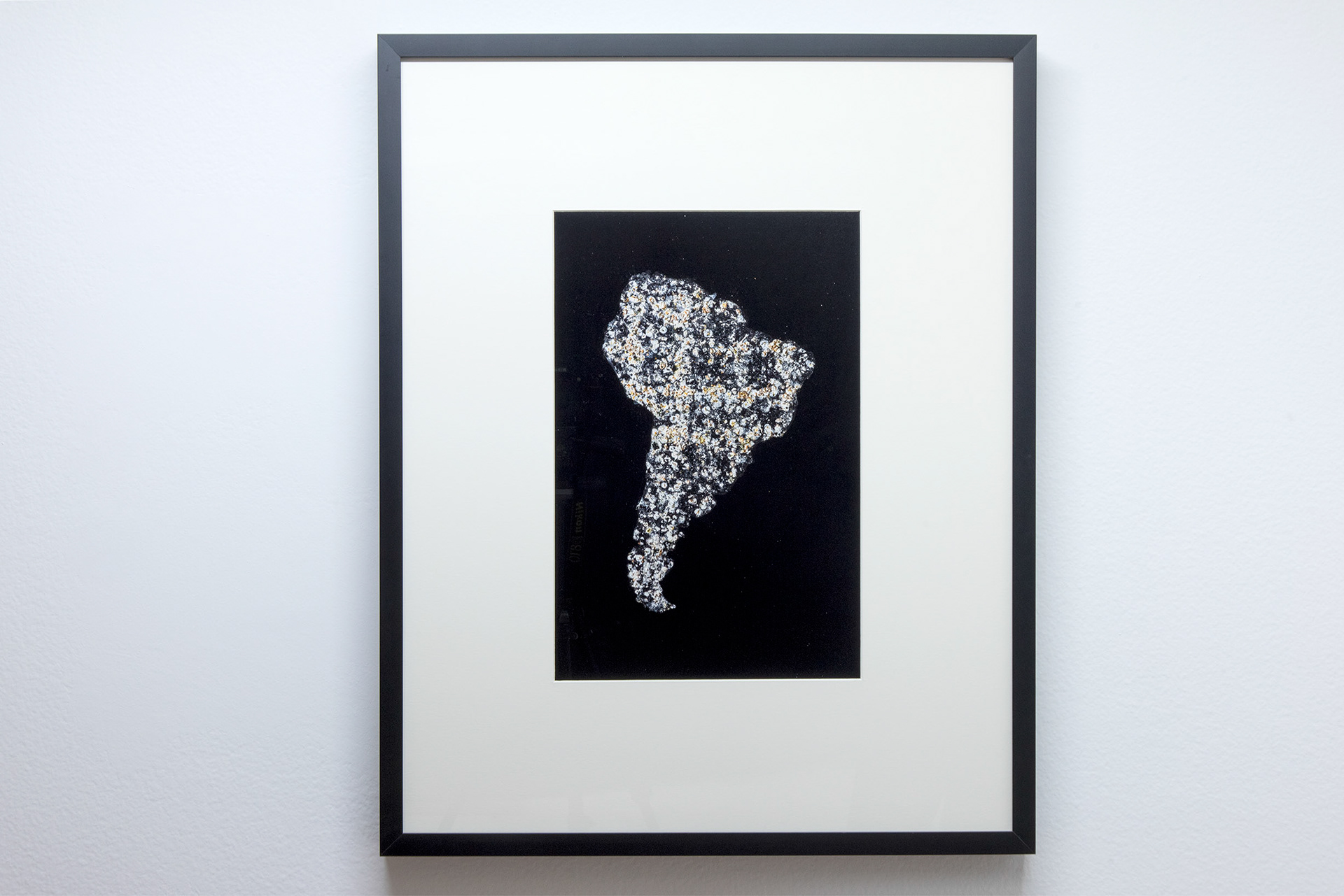 Sudamérica. Impresión Giclée/papel Baryta 100% algodón Serie de 5 + 2 PA Enmarcada. 63 x 78 cm.