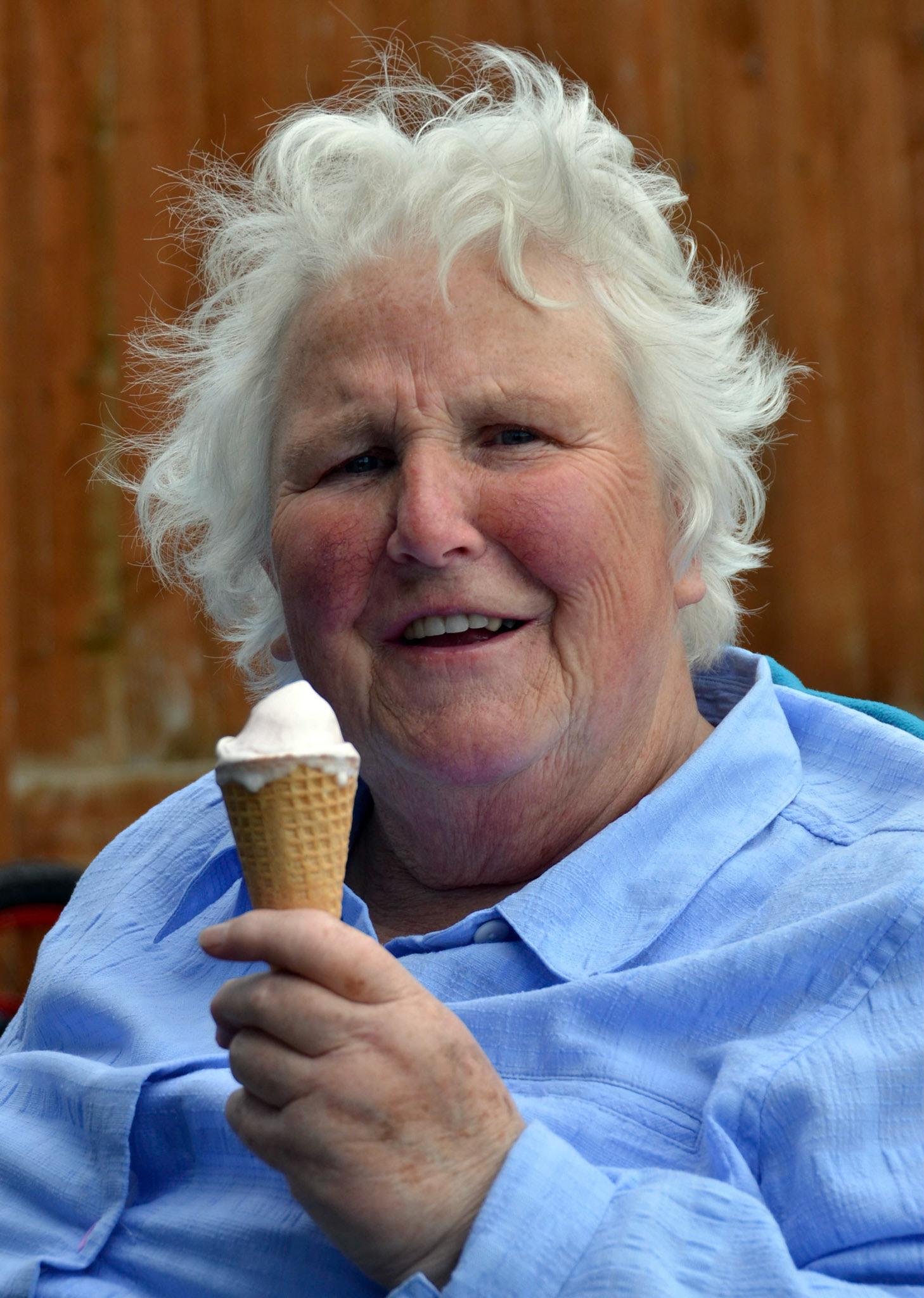 Marlene Jones, Church Warden, St Mary's Chirk 2013.