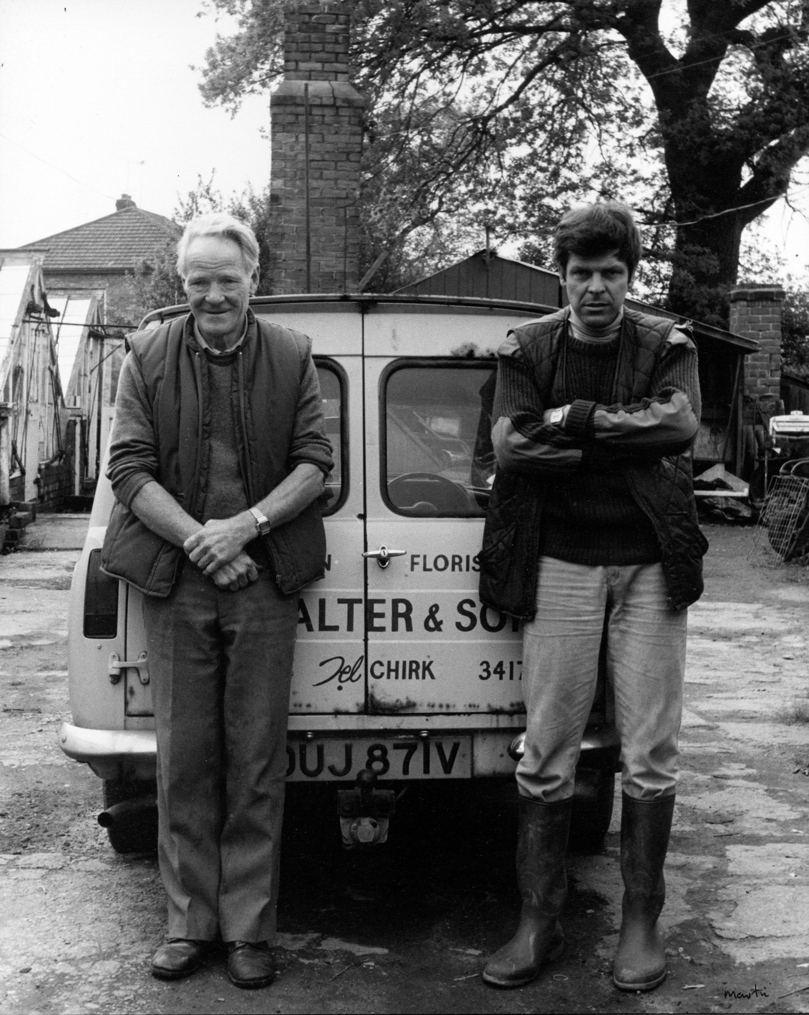 Salter and Son, 1983 horticulturists and green grocers, Jack and Vincent.