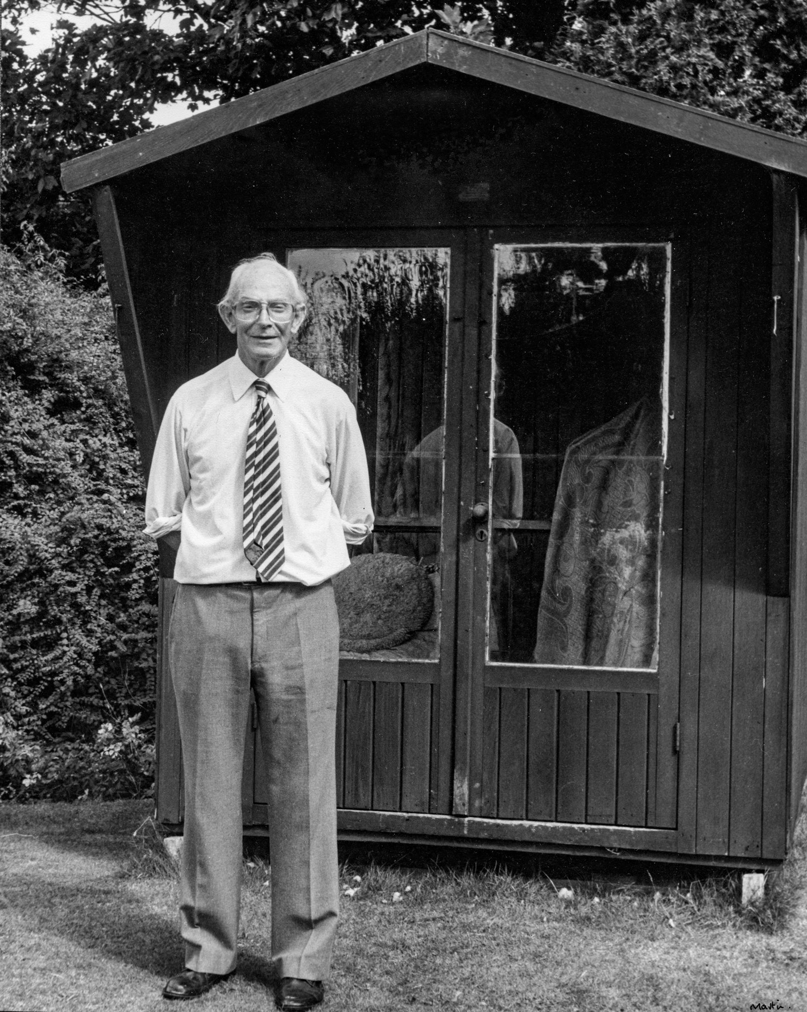 Harold Potter Deputy Head Teacher of Ysgol Dinas Brân and Sunday School Superintendant 1981.
