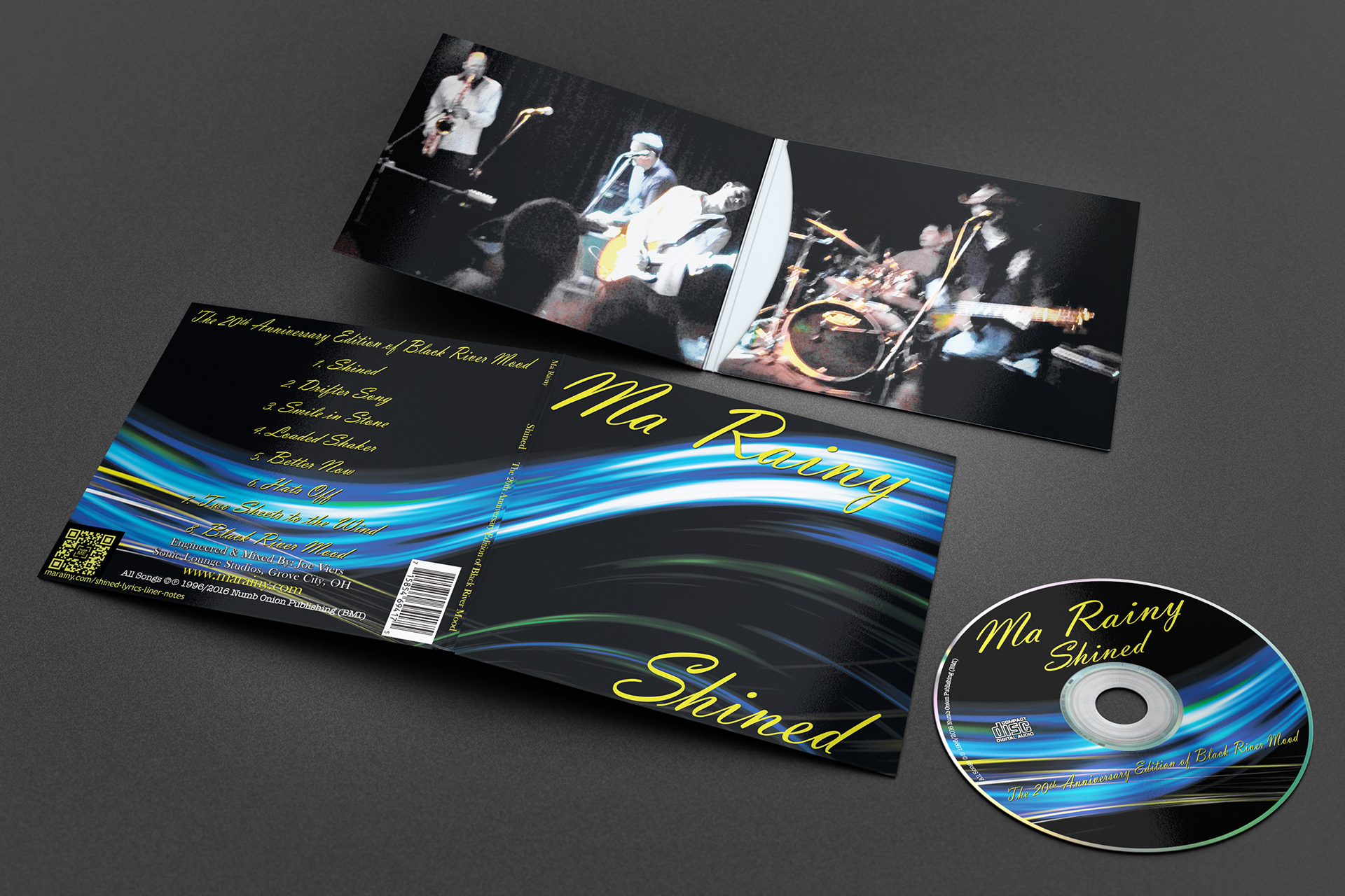 PROJECT: 4-PANEL ECOWALLET & CD DESIGN | CLIENT: MA RAINY