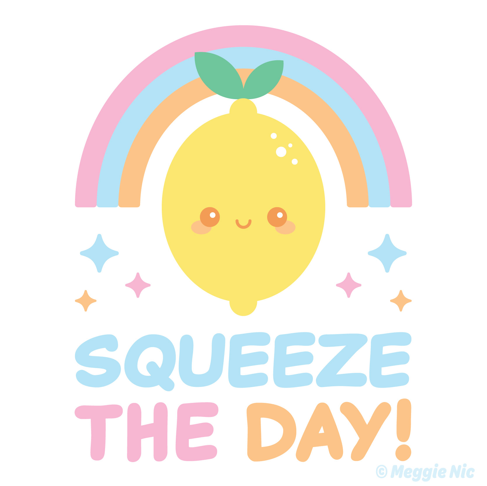 Lemonade Collection: Lemon Illustration.